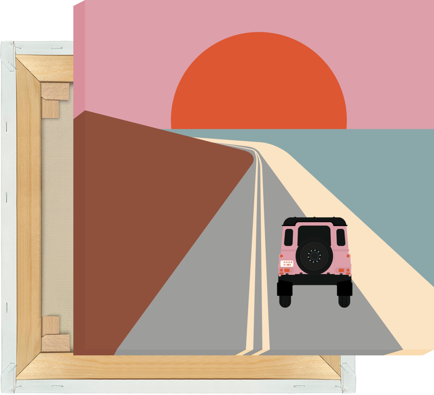 Leinwand Good Vibes - Road Trip Collection