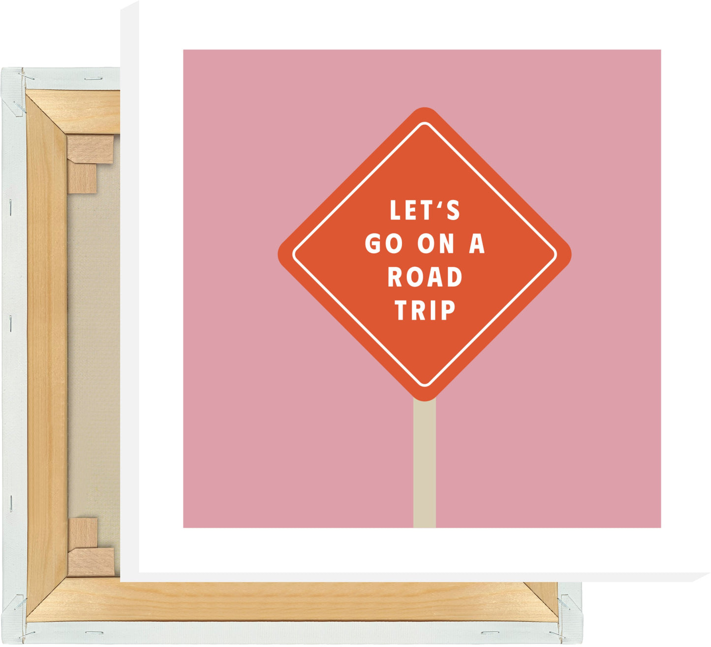Leinwand Lets Go On A Road Trip - Road Trip Collection