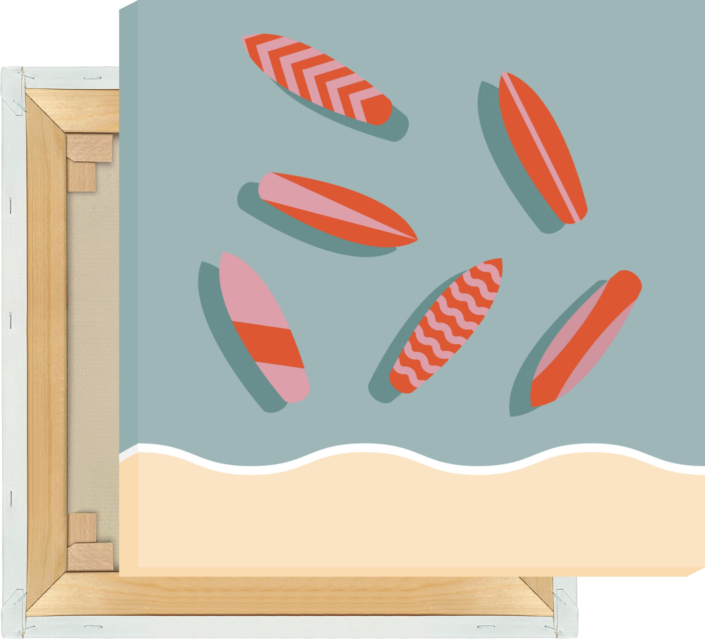 Leinwand Surfboards Am Strand - Road Trip Collection