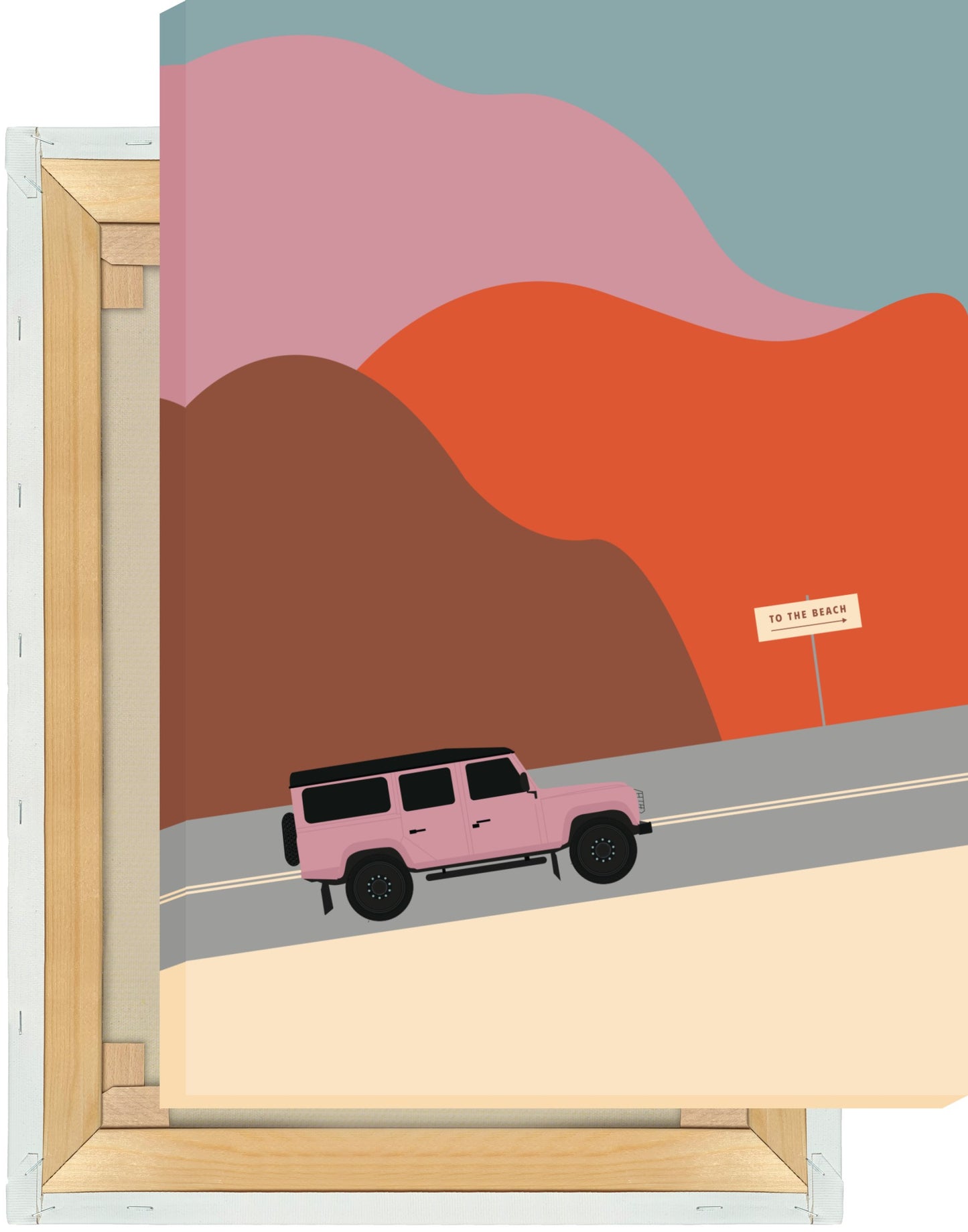 Leinwand To The Beach - Road Trip Collection