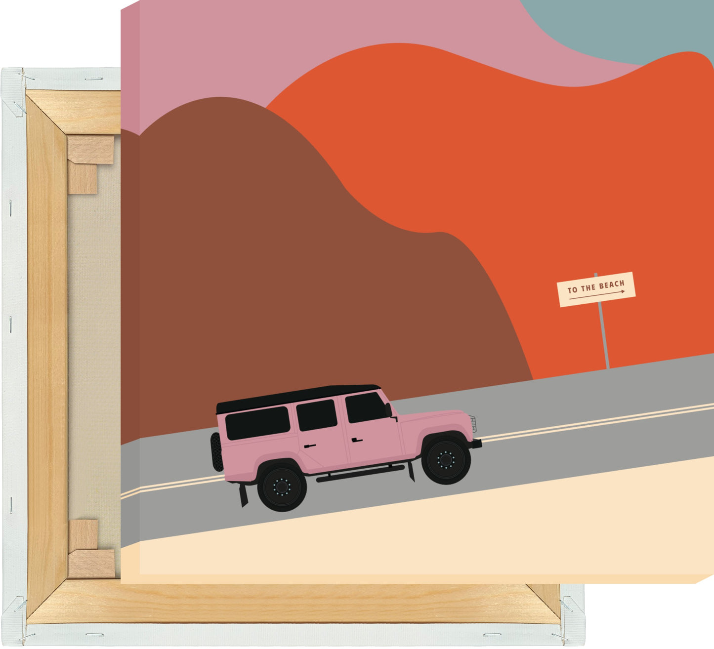Leinwand To The Beach - Road Trip Collection