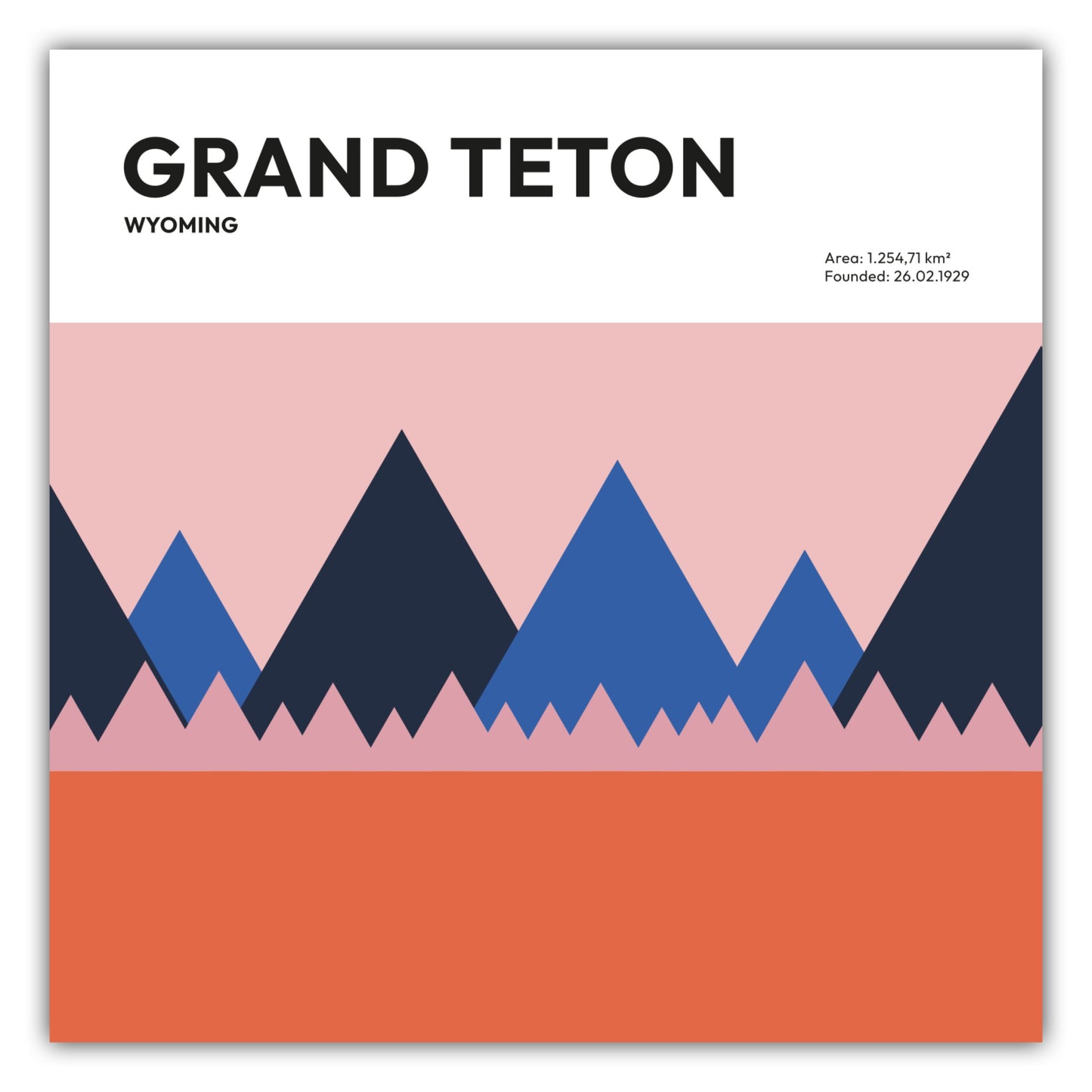 Poster Grand Teton Nationalpark