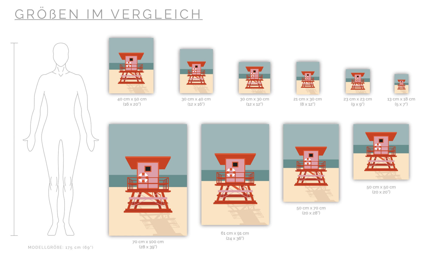Poster Lifeguard House - Road Trip Collection