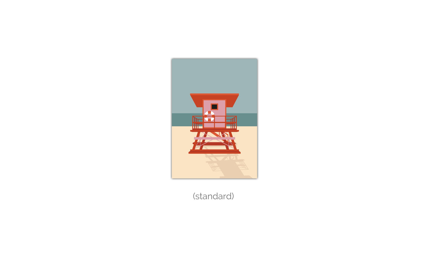 Poster Lifeguard House - Road Trip Collection