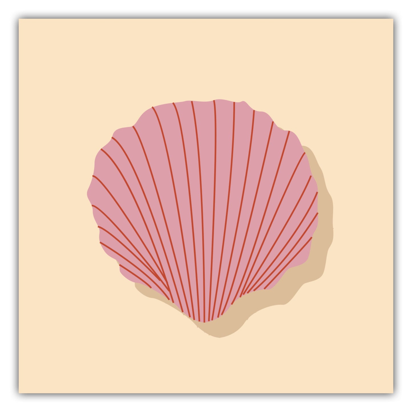 Poster Muschel #4 - Road Trip Collection