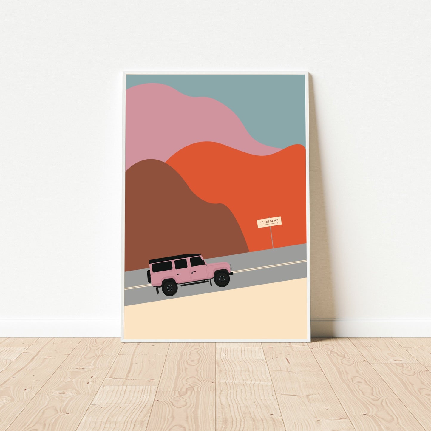 Poster To The Beach - Road Trip Collection