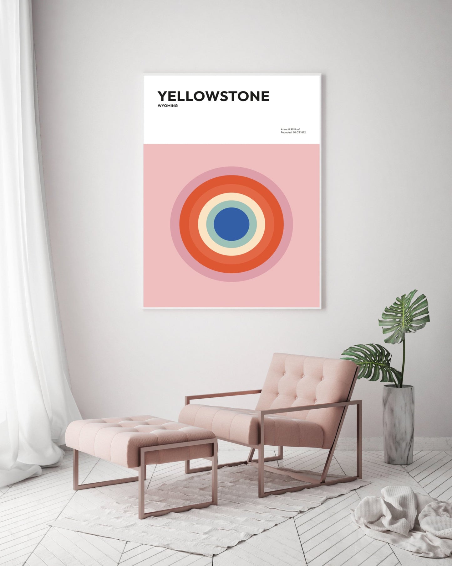 Poster Yellowstone Nationalpark
