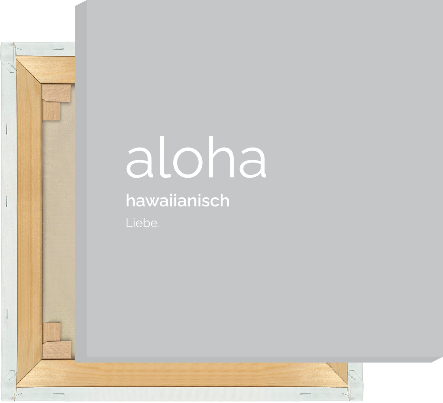 Leinwand Aloha (Hawaiianisch: Liebe)