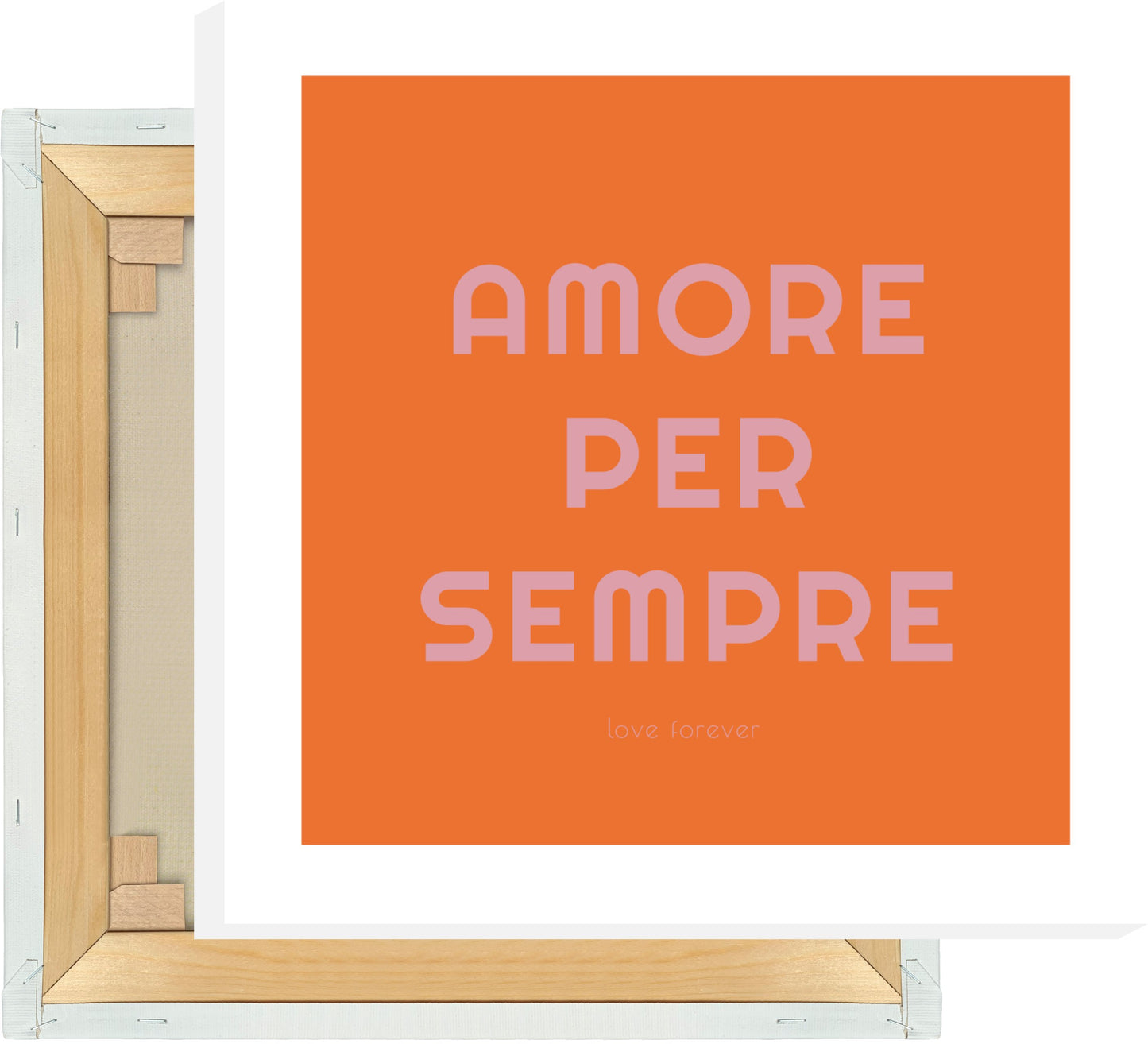 Leinwand Amore Per Sempre - Love Forever - La Dolce Vita Collection