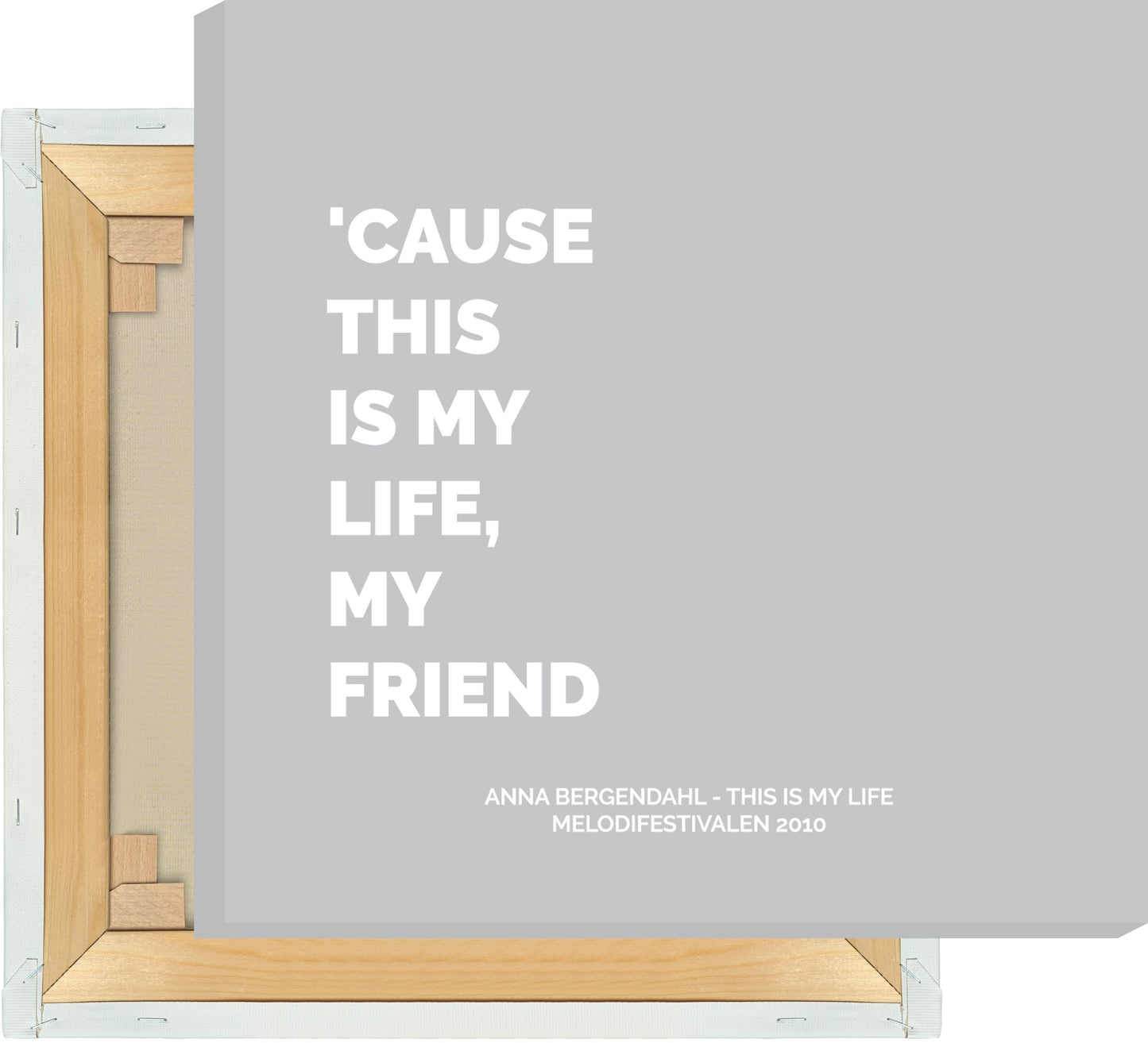 Leinwand Anna Bergendahl - This Is My Life