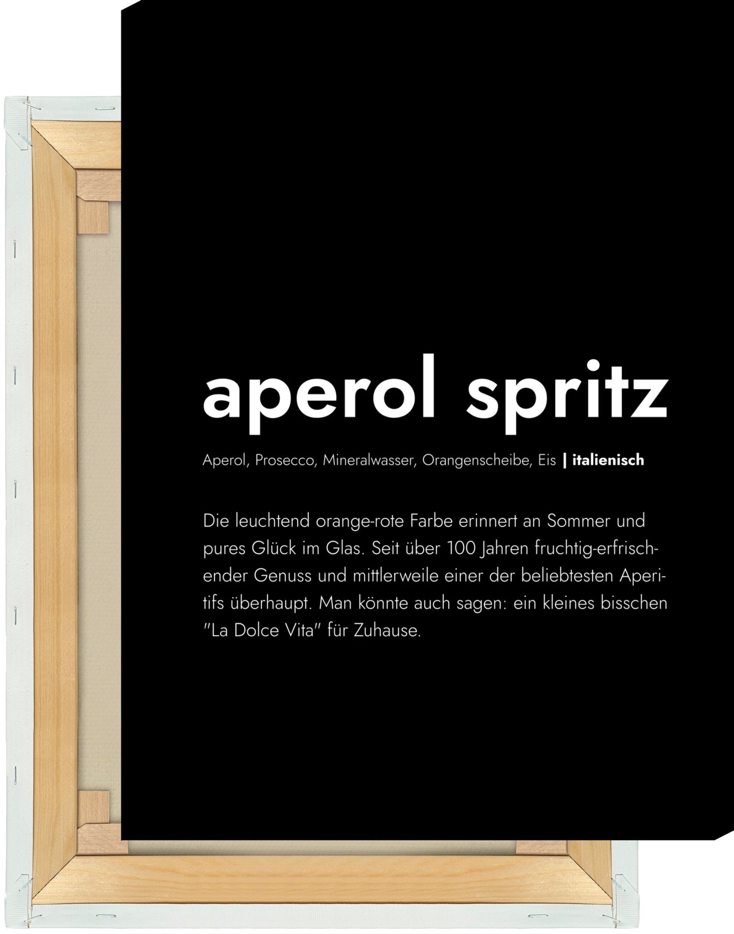 Leinwand Aperol Spritz - Definition