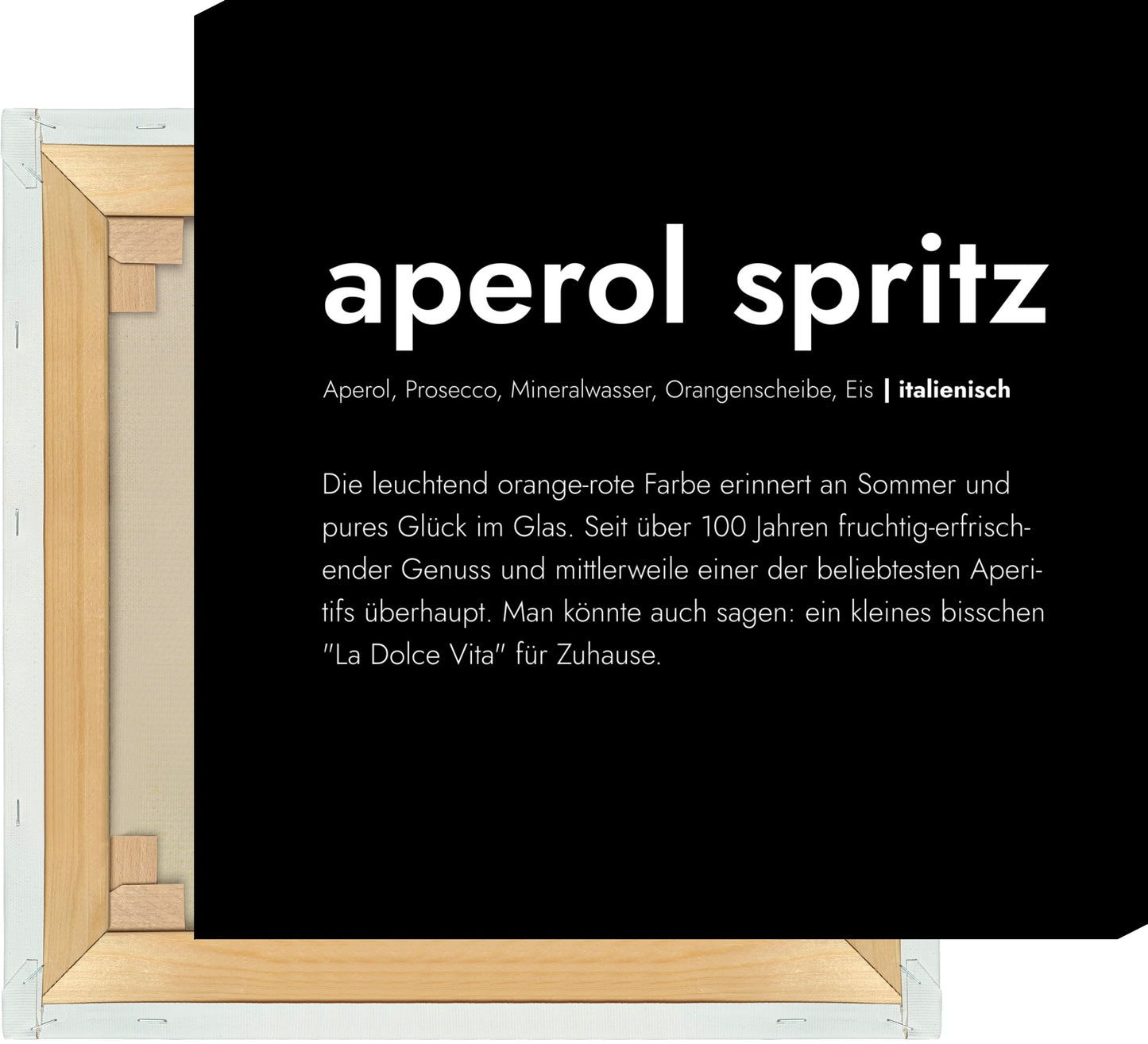 Leinwand Aperol Spritz - Definition