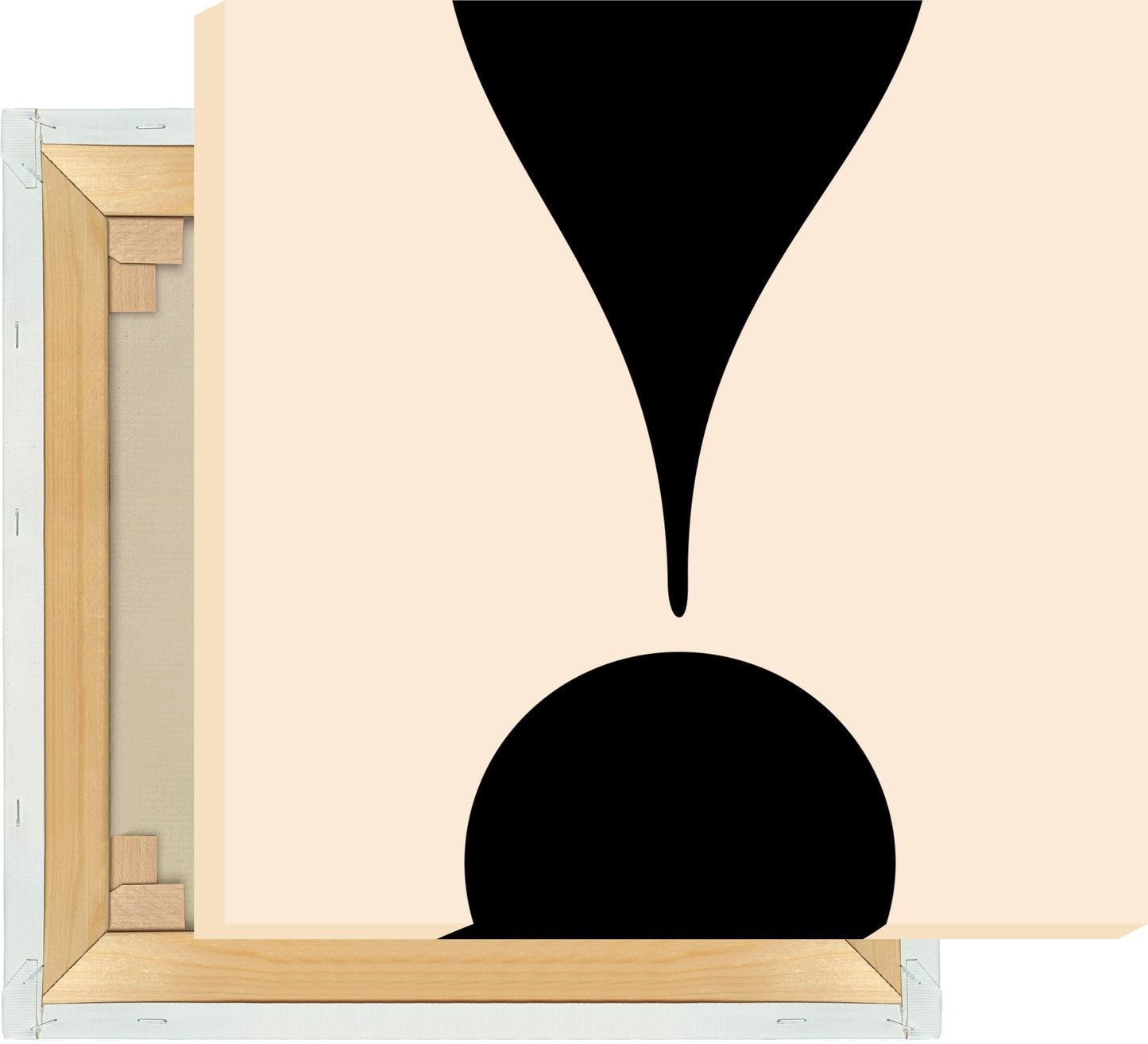 Leinwand Ausrufezeichen - Serif