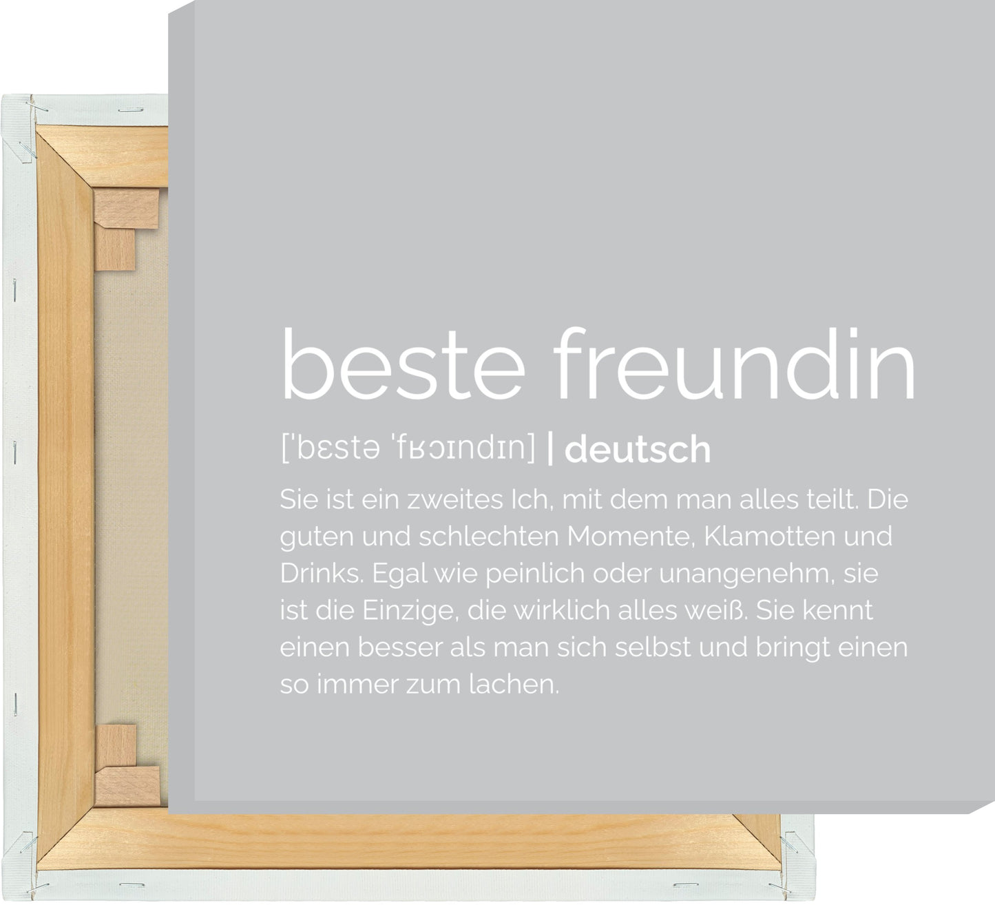Leinwand Beste Freundin