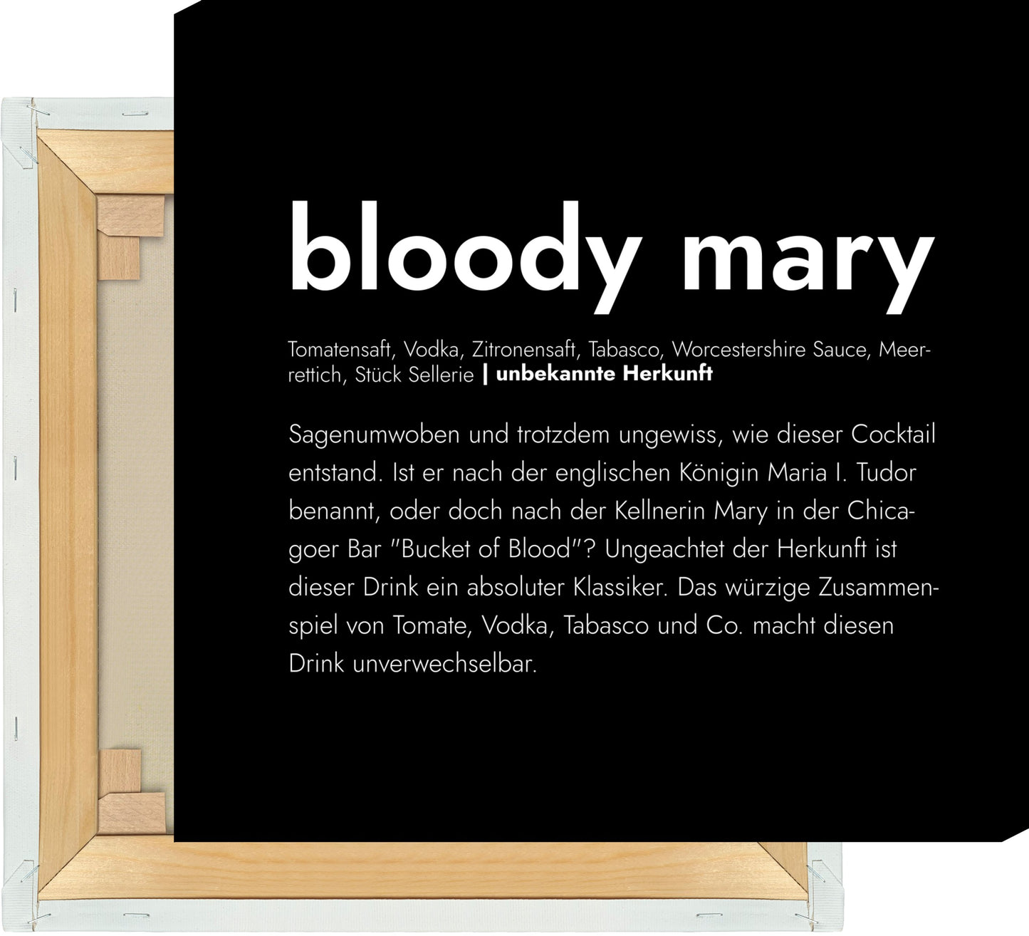 Leinwand Bloody Mary - Definition