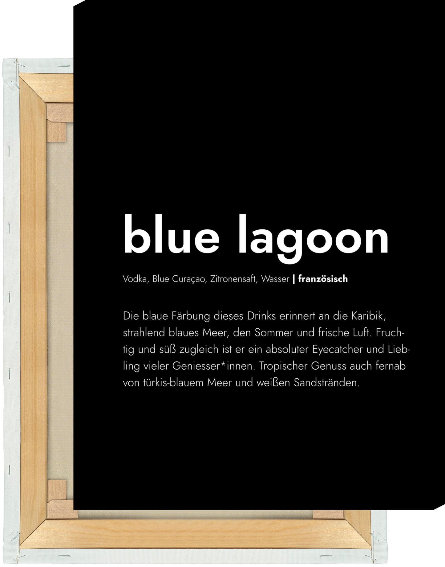 Leinwand Blue Lagoon - Definition