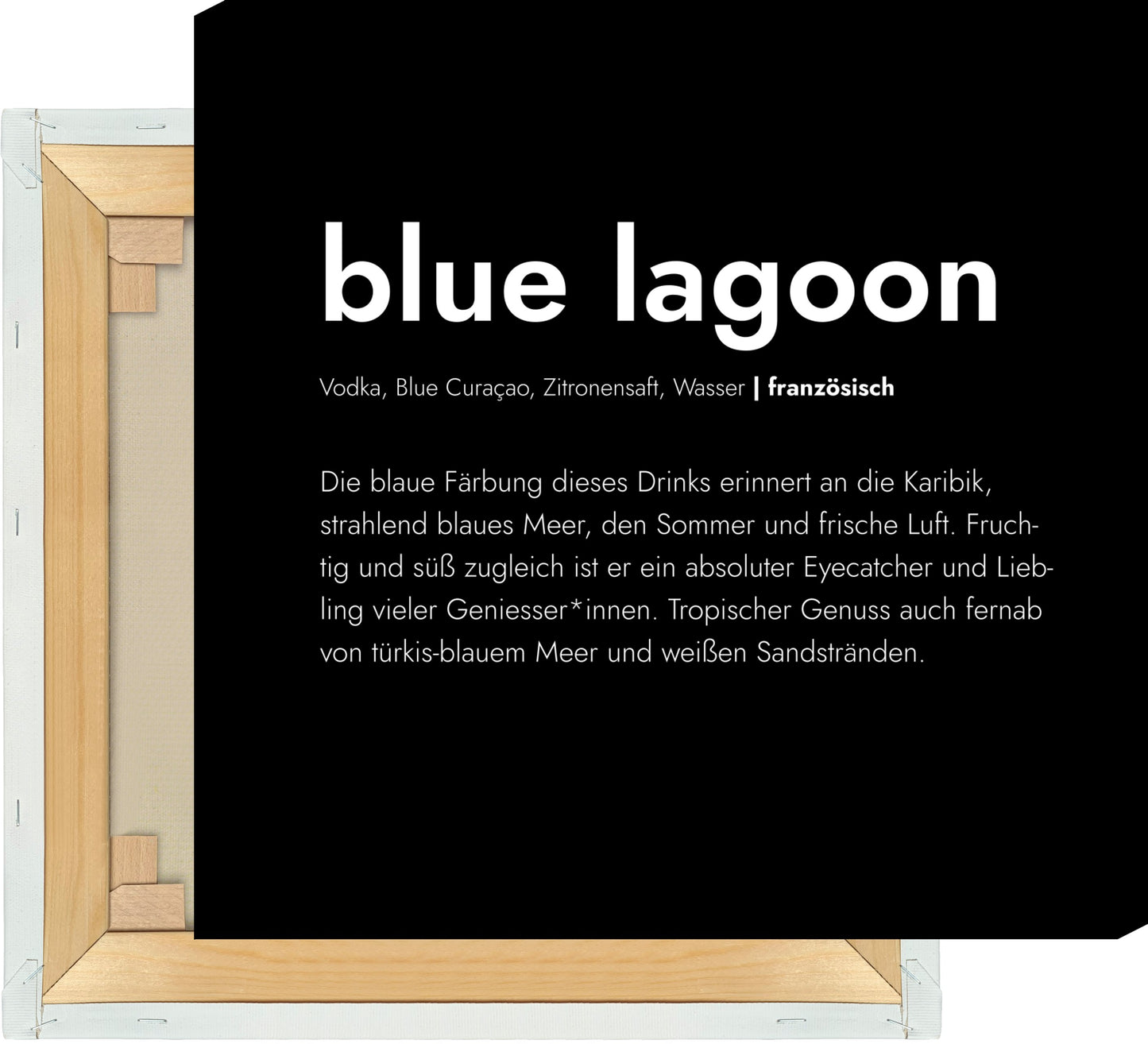Leinwand Blue Lagoon - Definition