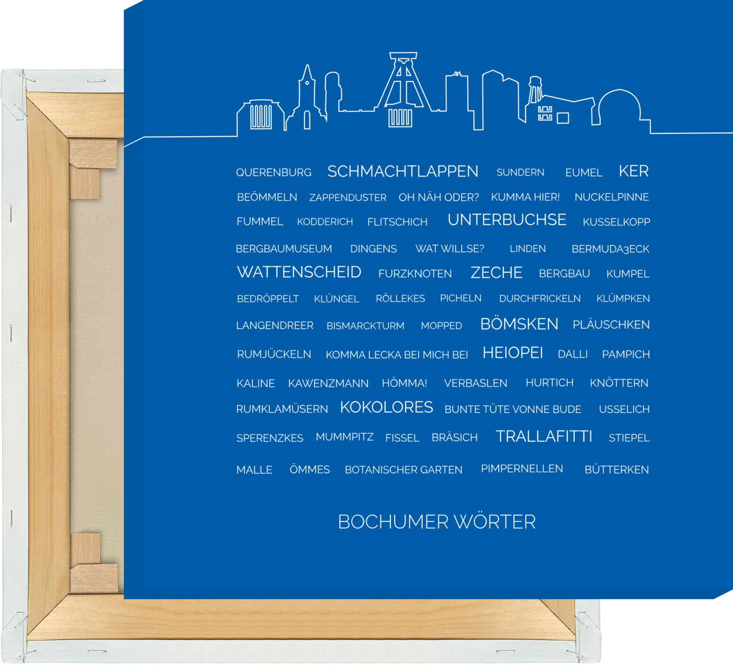 Leinwand Bochumer Wörter #1