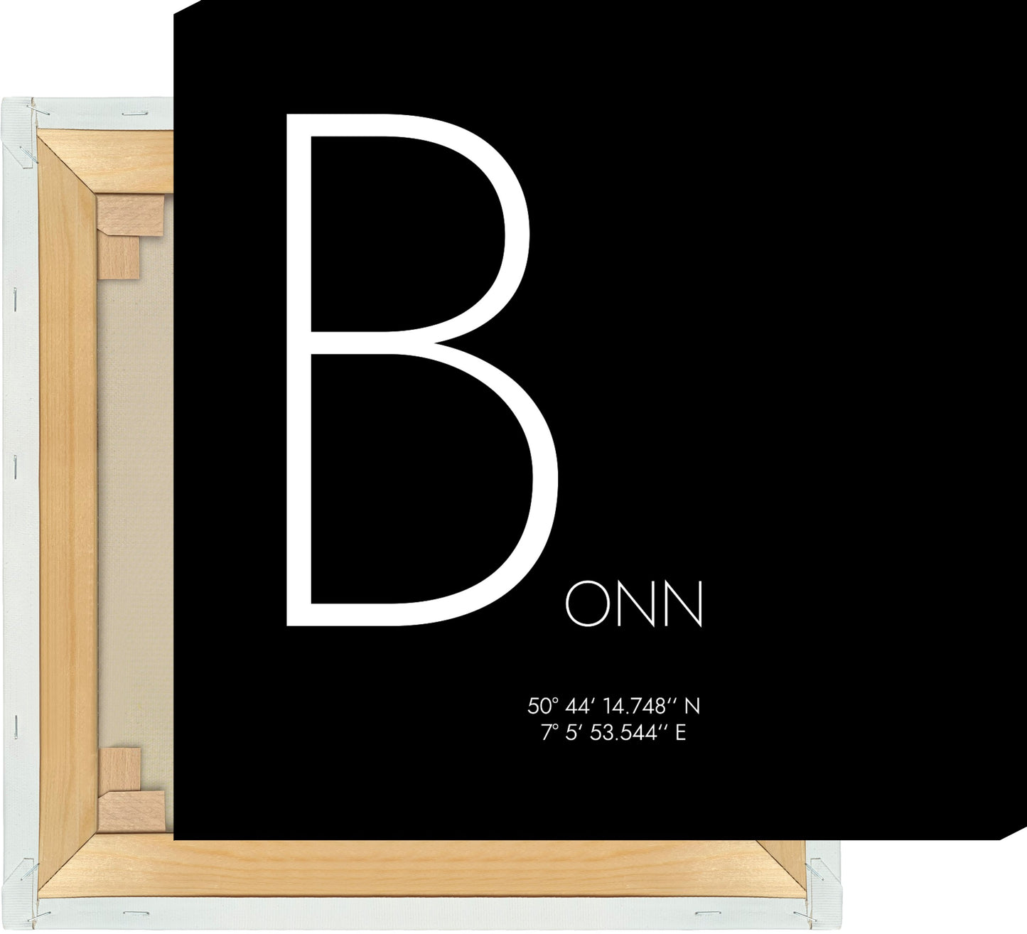 Leinwand Bonn Koordinaten #4