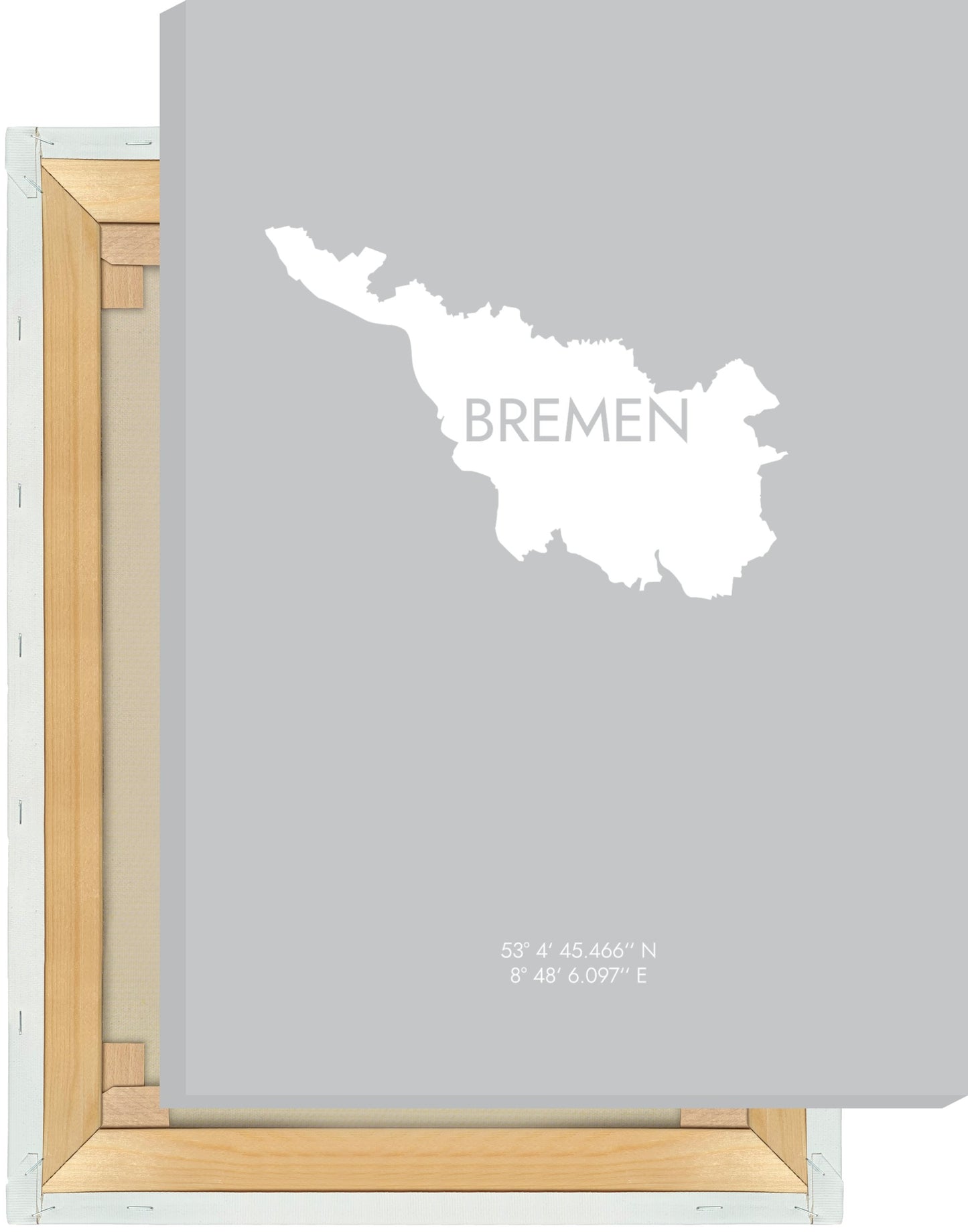 Leinwand Bremen Koordinaten #6