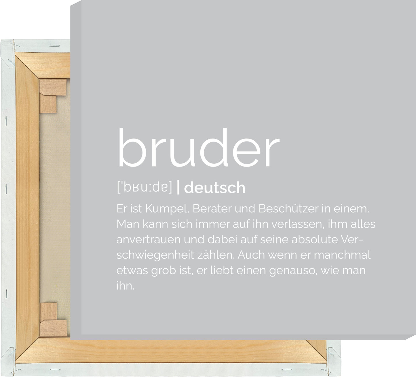 Leinwand Bruder