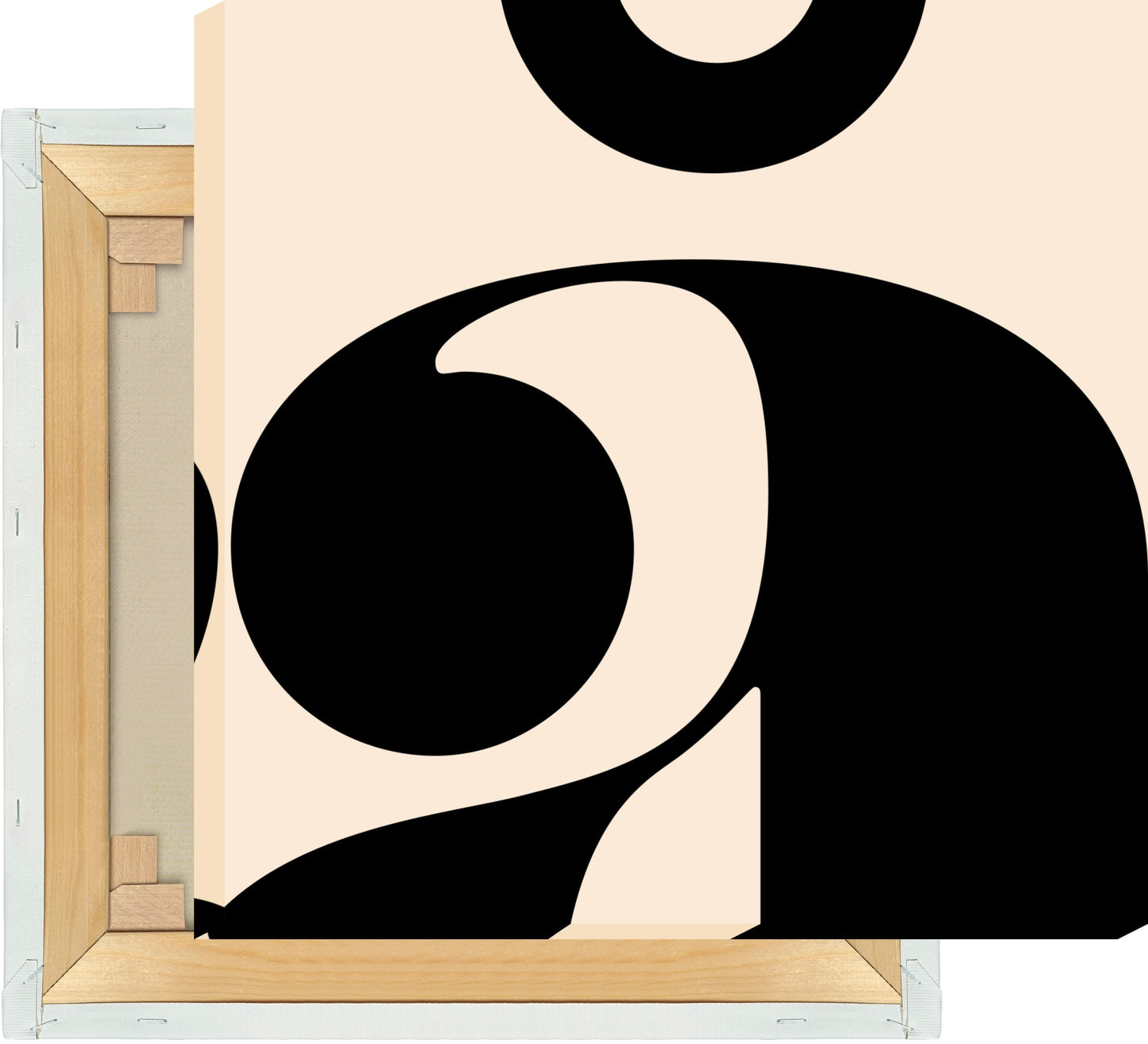 Leinwand Buchstabe Å - Serif