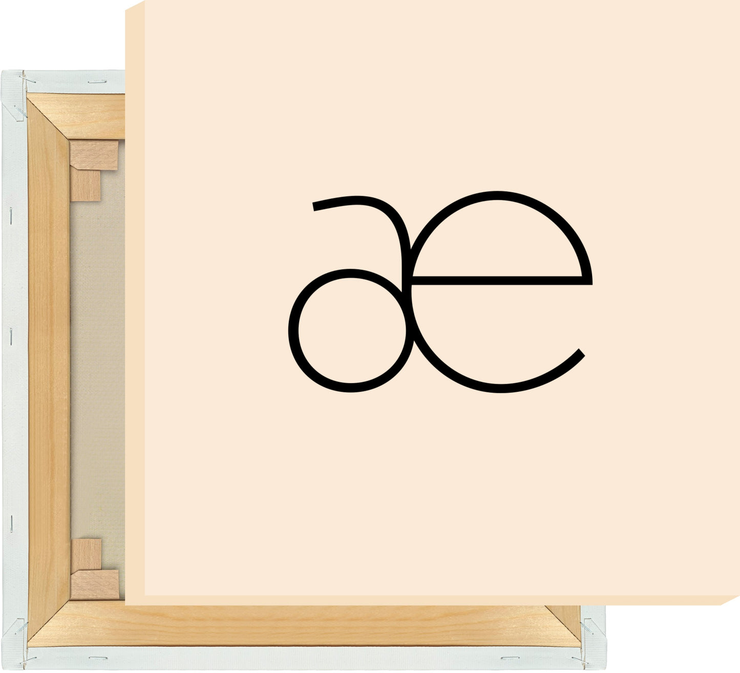 Leinwand Buchstabe Æ - Sans Serif