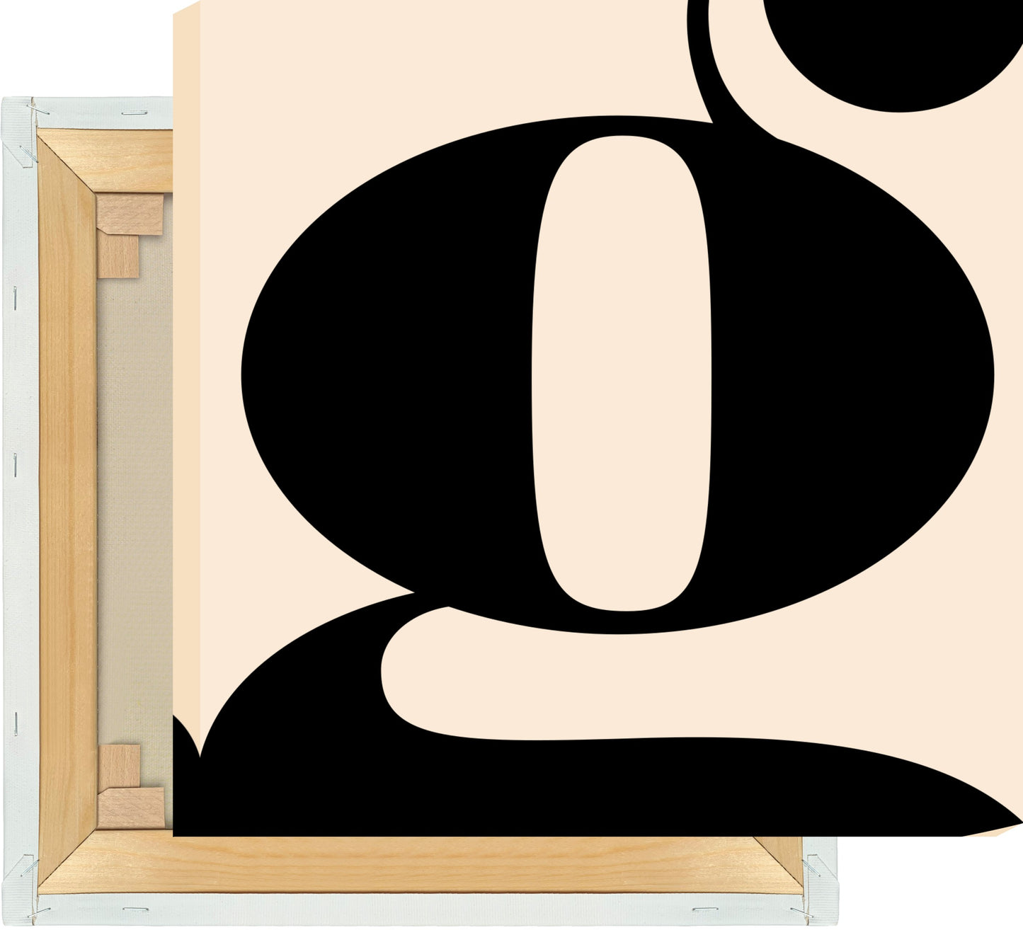 Leinwand Buchstabe G - Serif