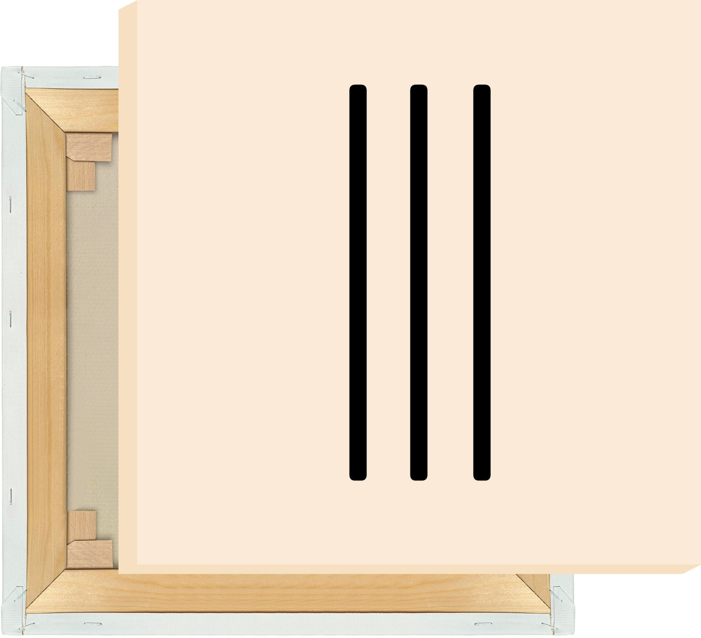 Leinwand Buchstabe I