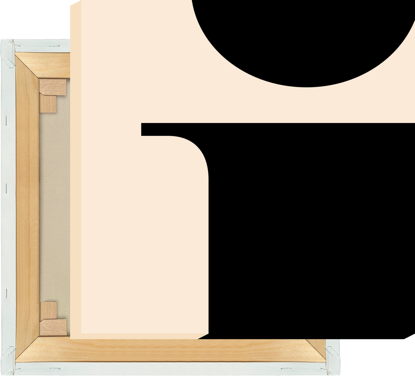 Leinwand Buchstabe I - Serif