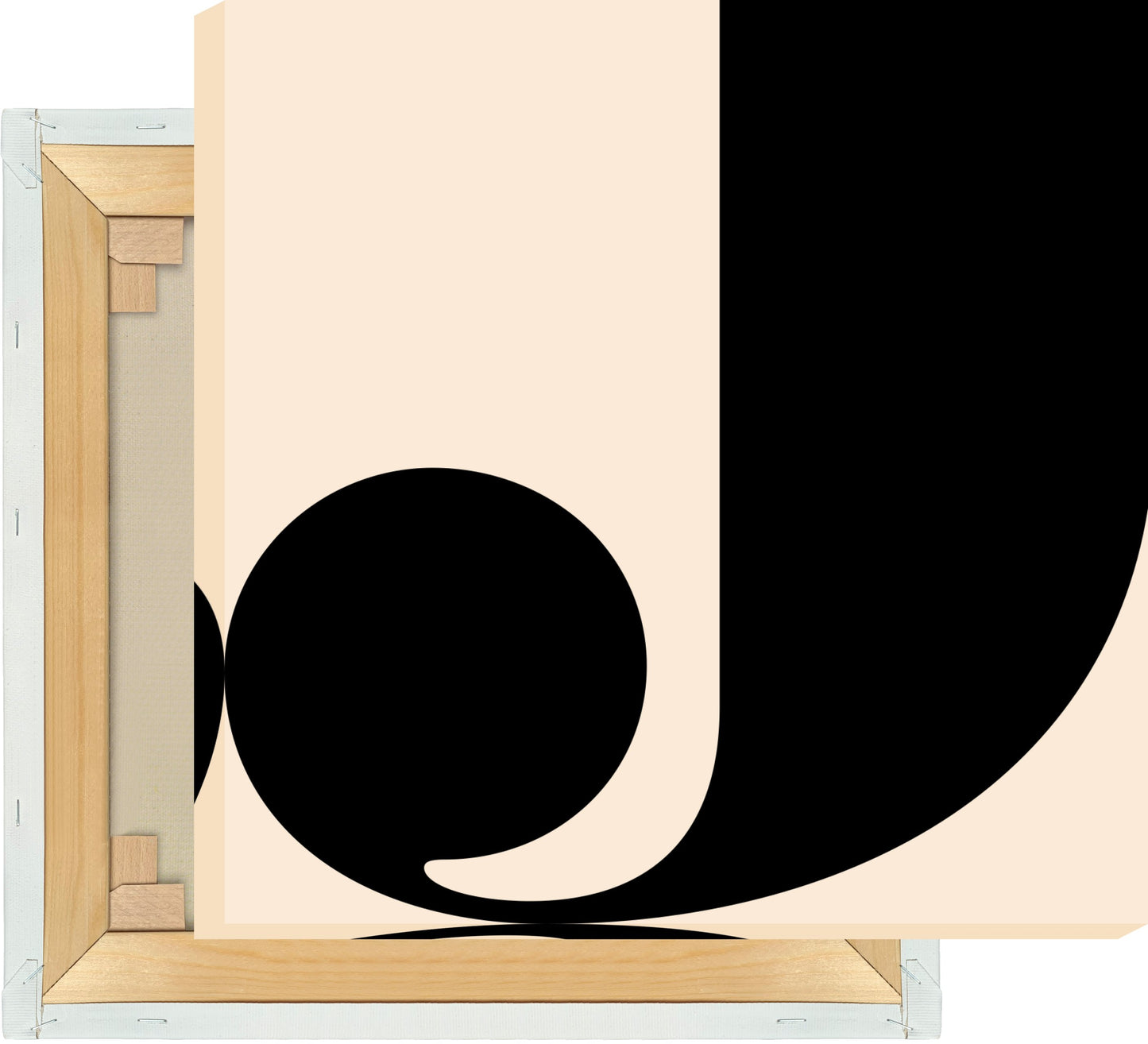 Leinwand Buchstabe J - Serif