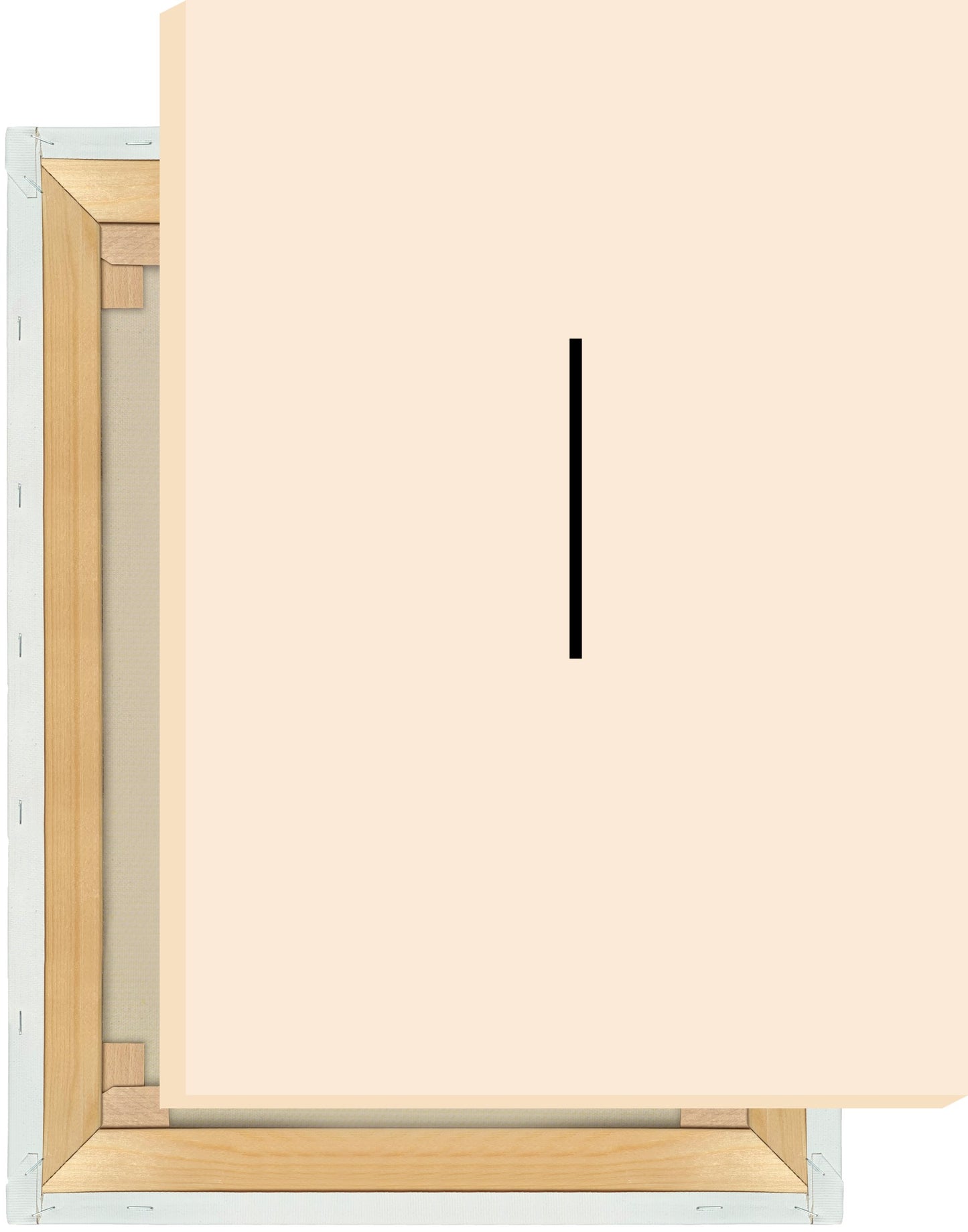 Leinwand Buchstabe L - Sans Serif