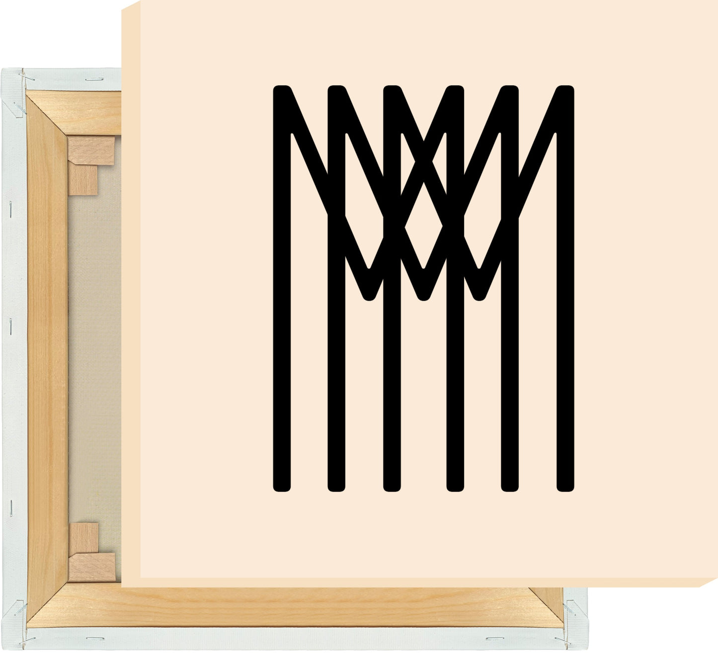 Leinwand Buchstabe M