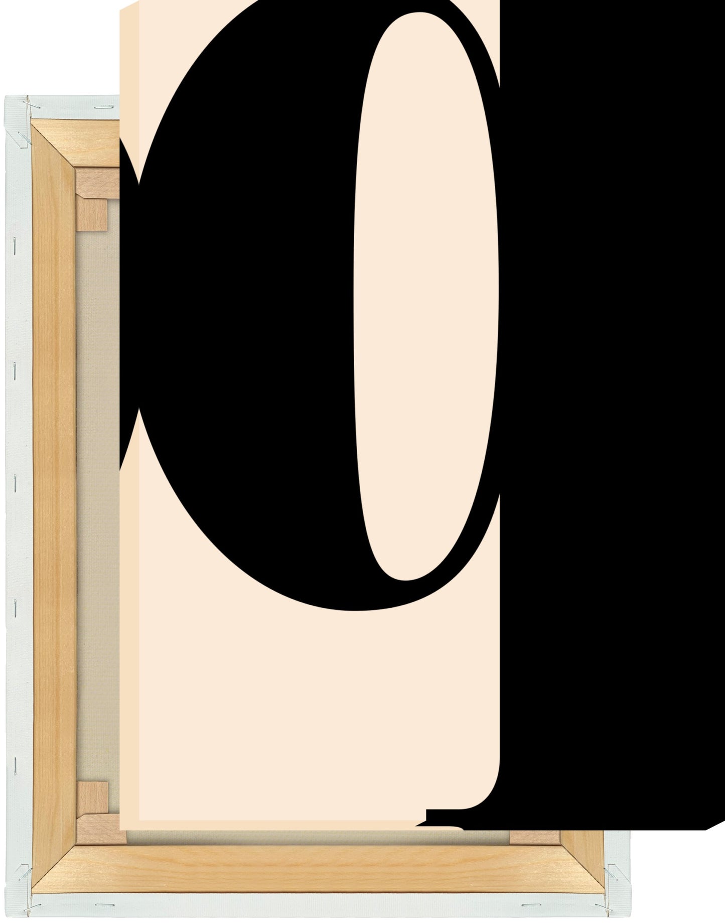 Leinwand Buchstabe Q - Serif