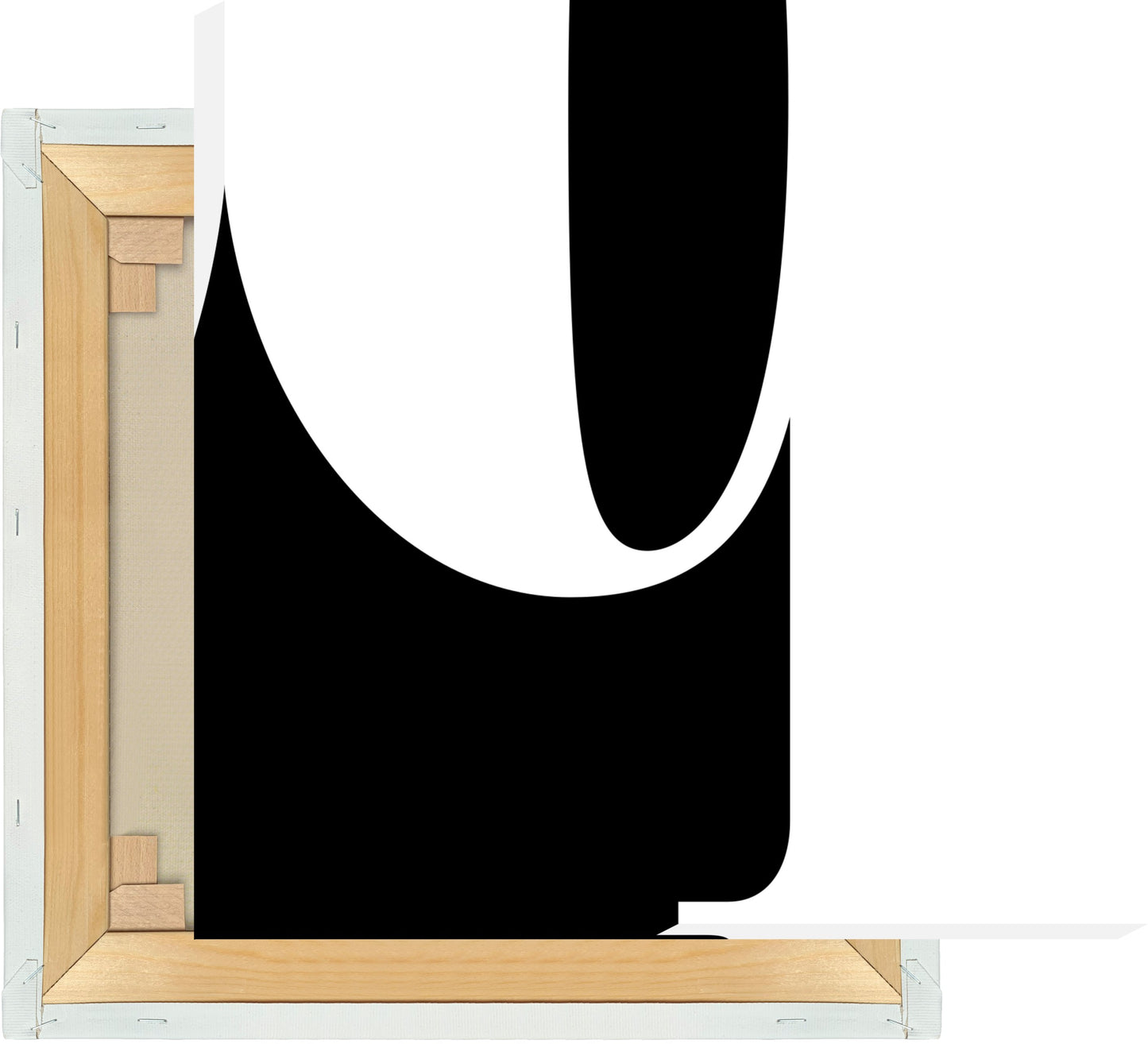 Leinwand Buchstabe Q - Serif