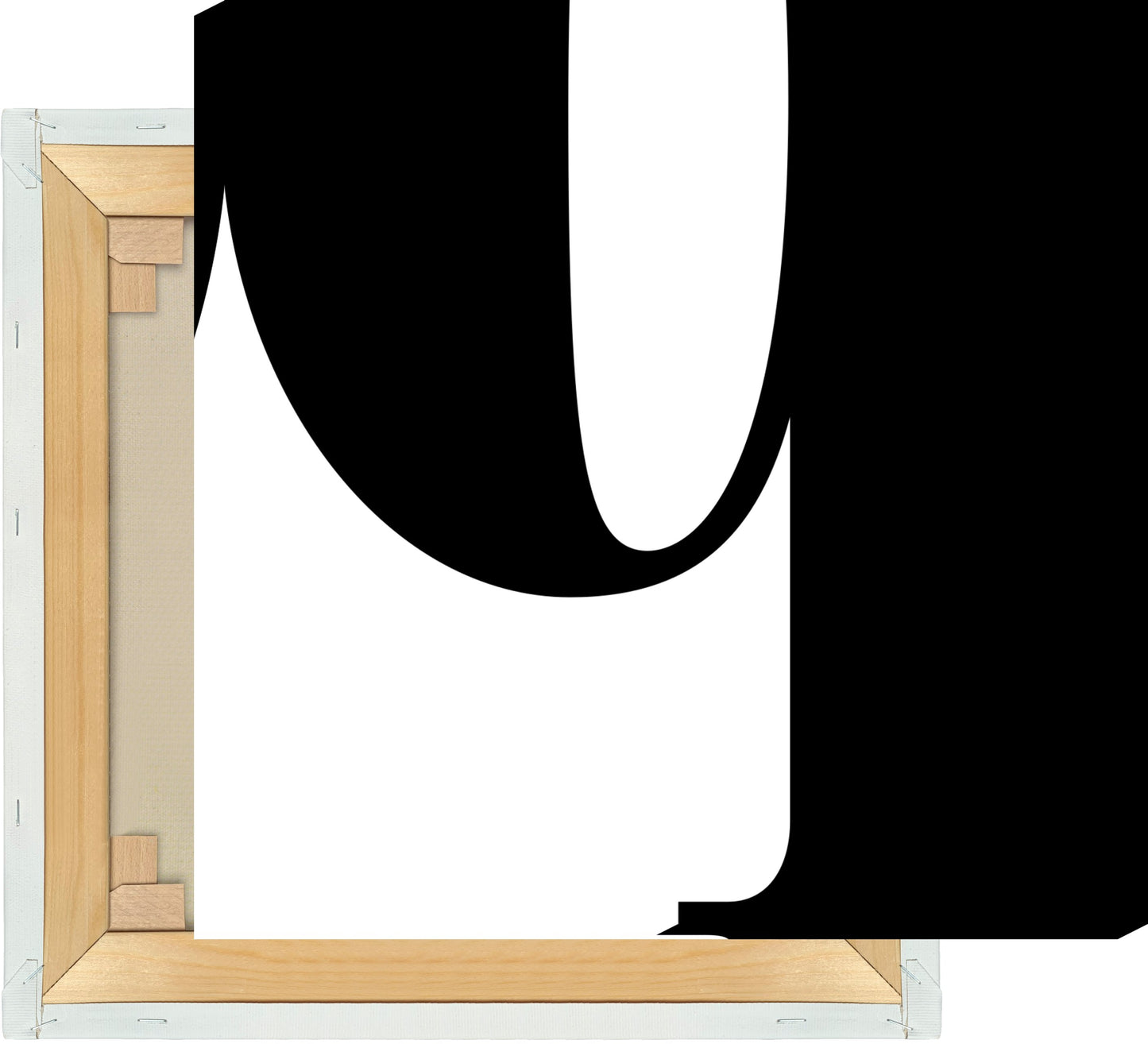 Leinwand Buchstabe Q - Serif