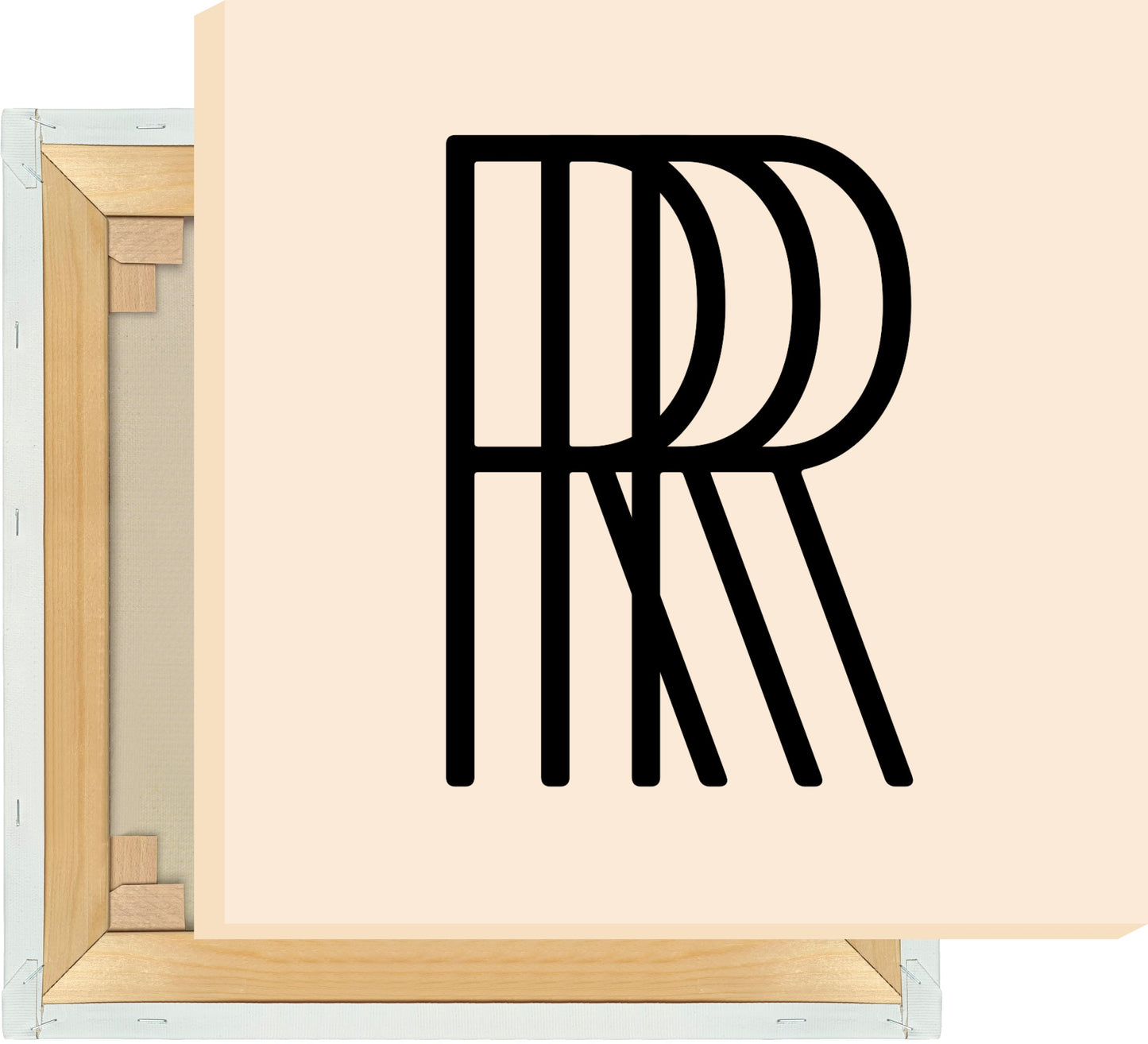 Leinwand Buchstabe R