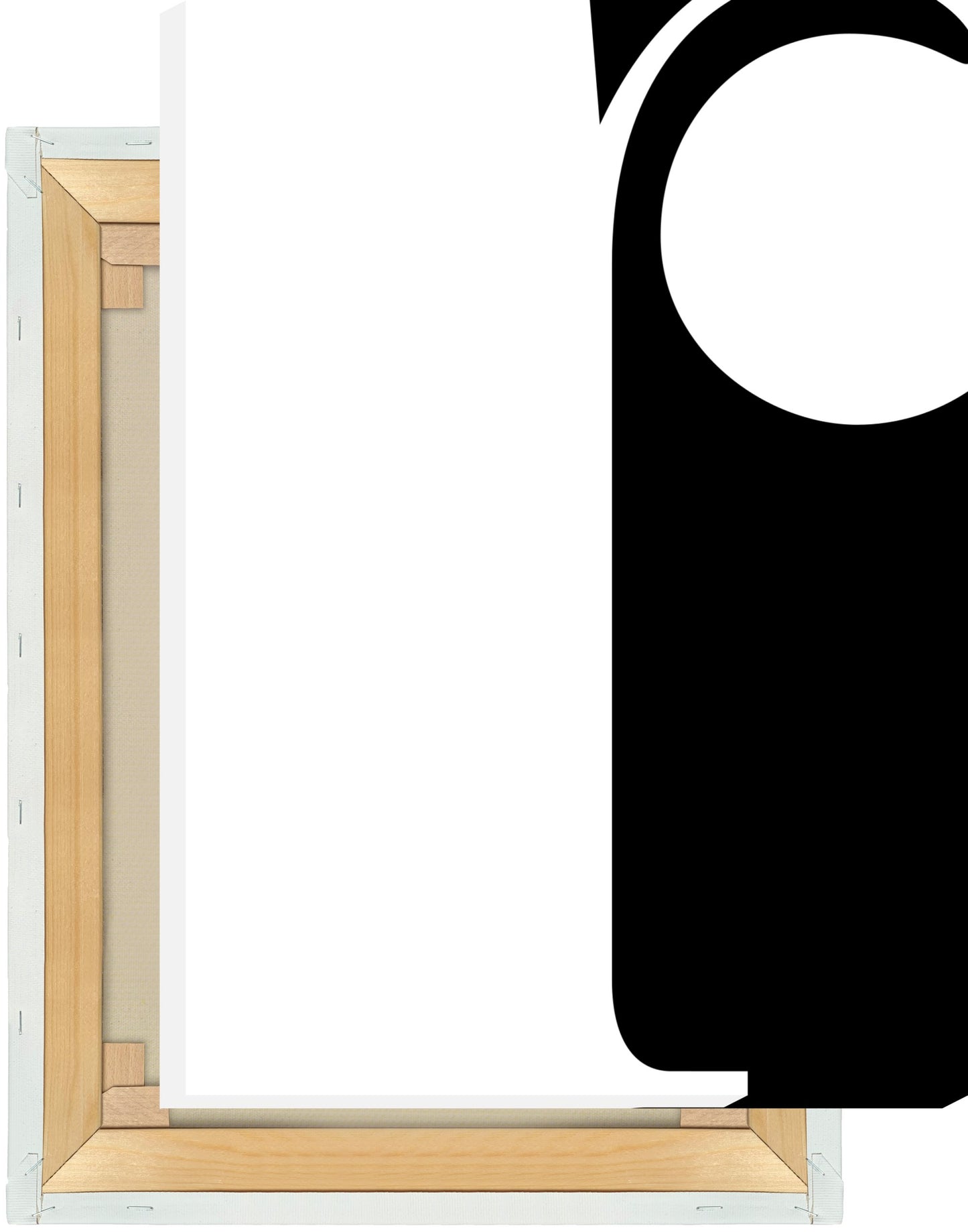 Leinwand Buchstabe R - Serif