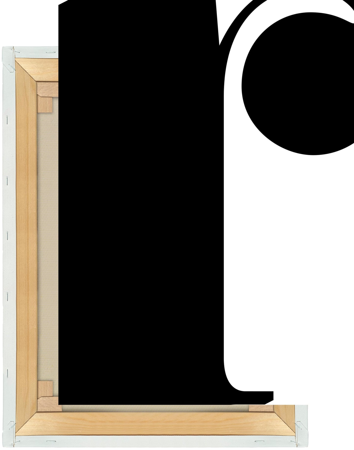 Leinwand Buchstabe R - Serif