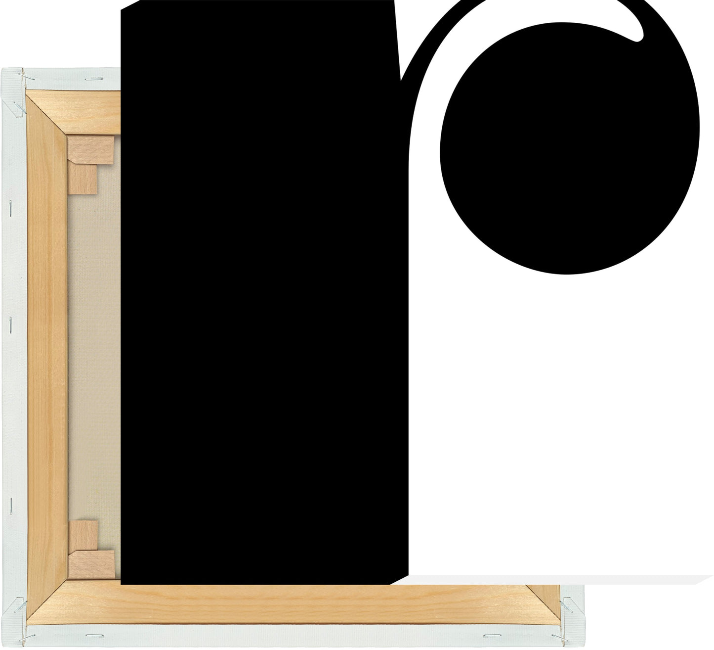Leinwand Buchstabe R - Serif