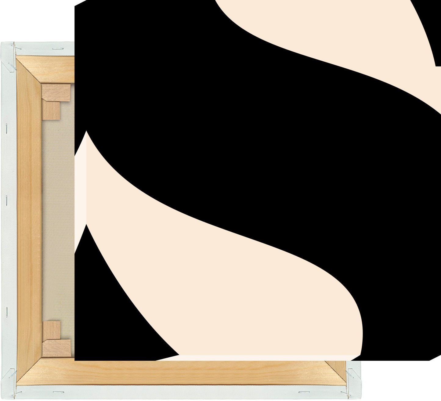 Leinwand Buchstabe S - Serif