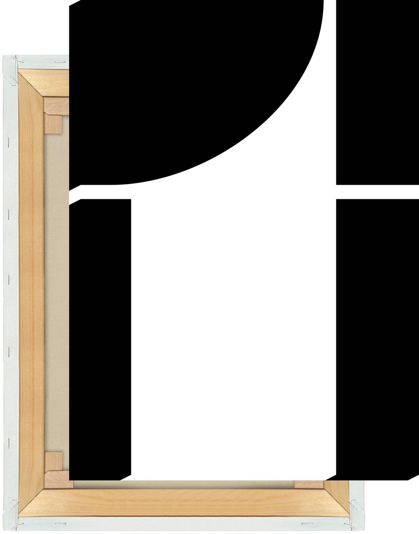 Leinwand Buchstabe T - Serif