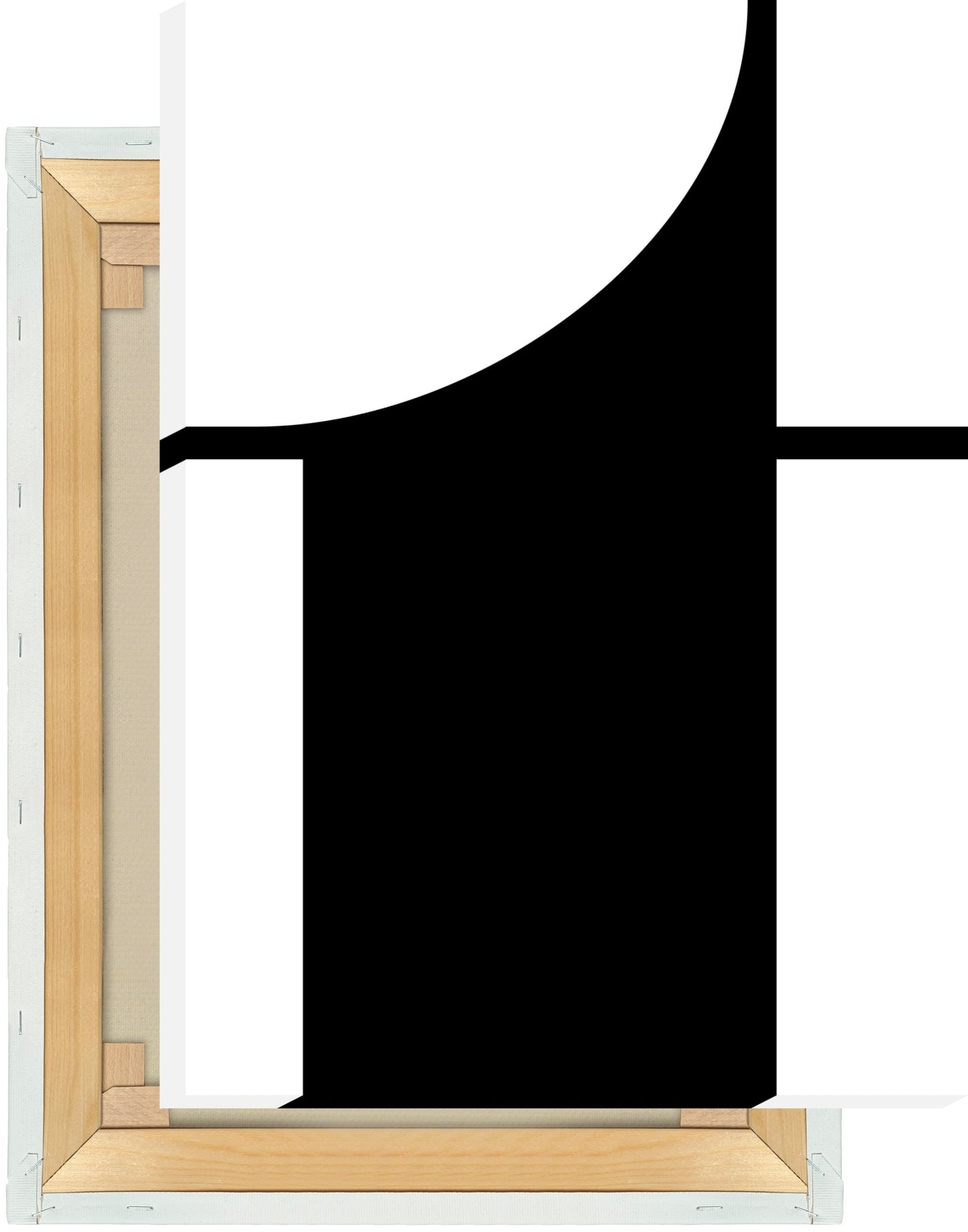 Leinwand Buchstabe T - Serif