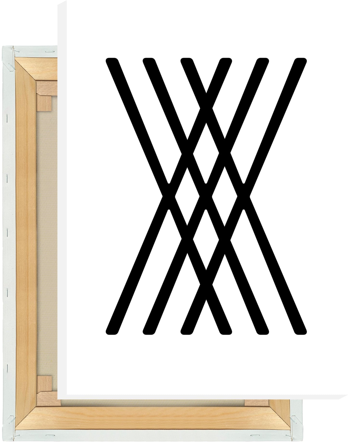 Leinwand Buchstabe X