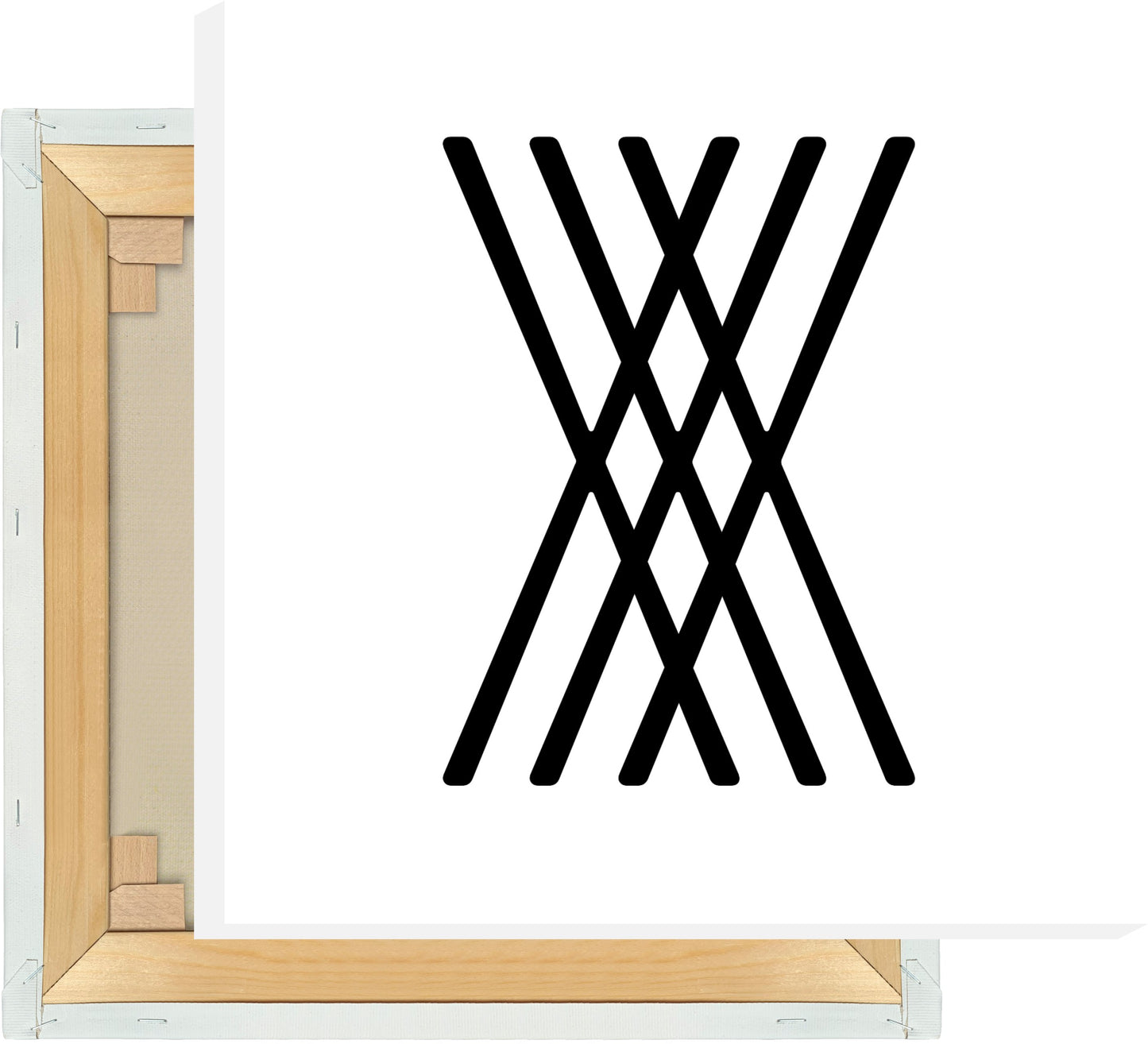 Leinwand Buchstabe X