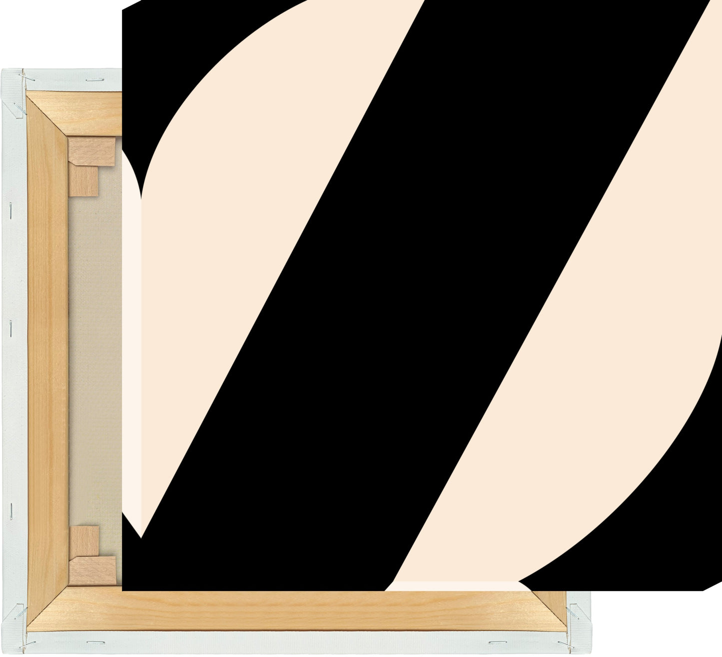 Leinwand Buchstabe Z - Serif