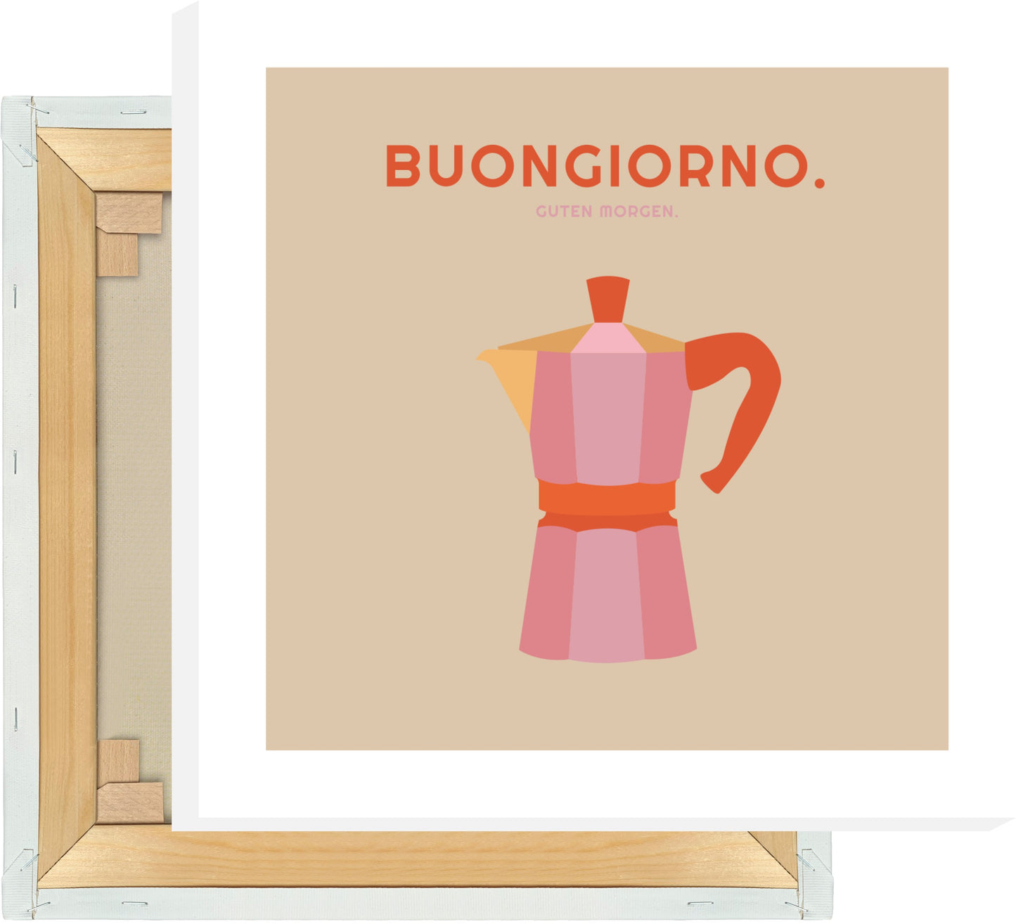 Leinwand Buongiorno - Espressokocher - La Dolce Vita Collection