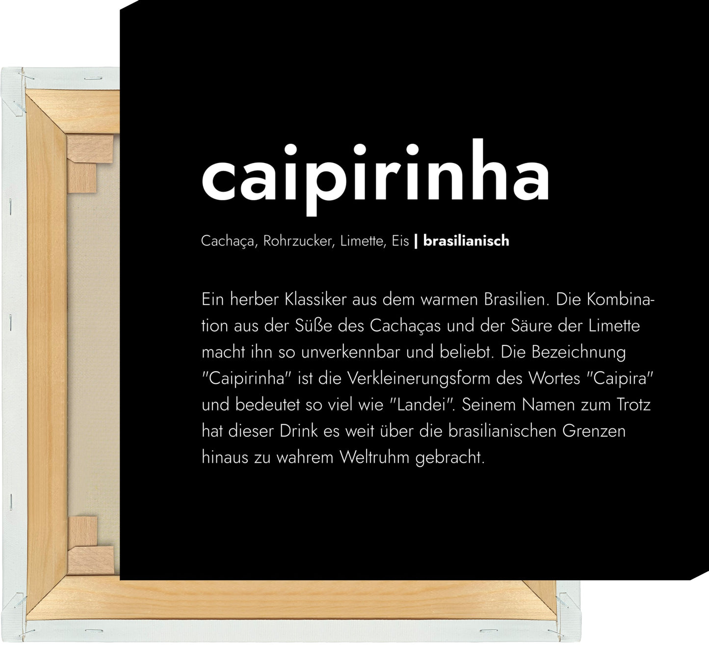 Leinwand Caipirinha - Definition