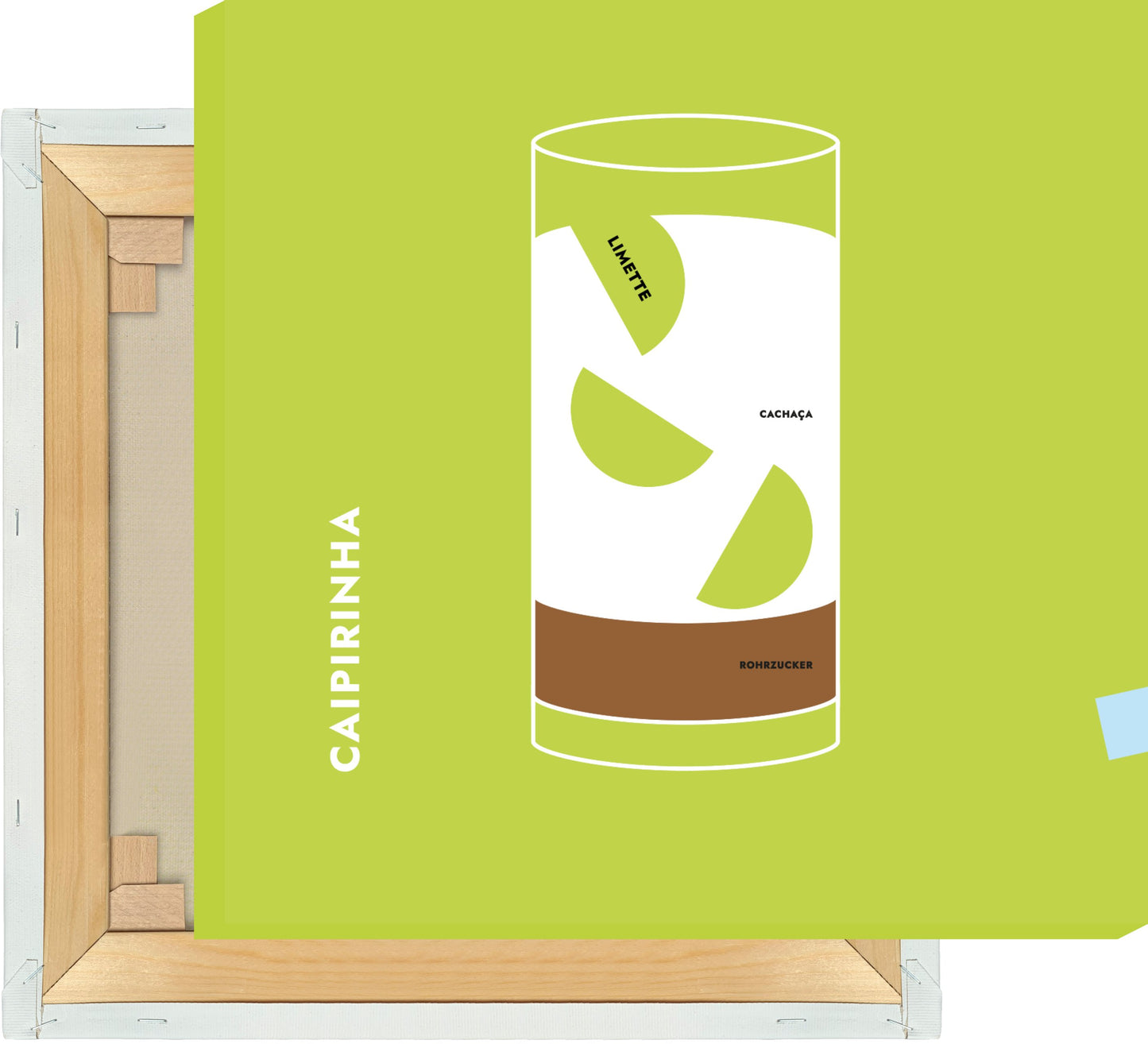 Leinwand Caipirinha im Glas