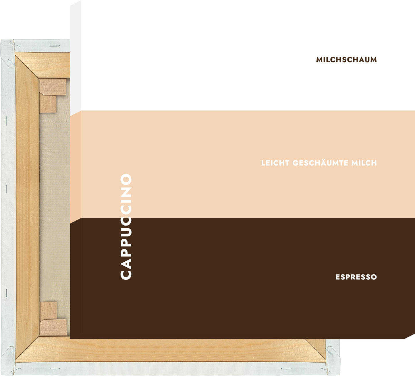 Leinwand Cappuccino